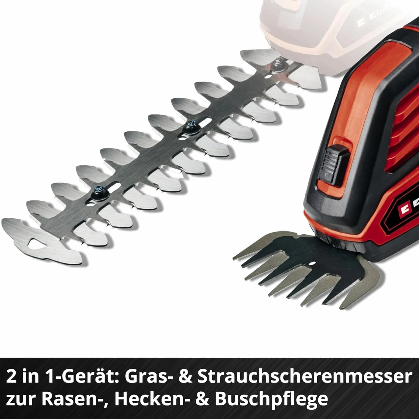 Einhell Ge-Cg 18/100 Li-Solo Nożyce do Żywopłotu, Czarny/Czerwony, 20 cm