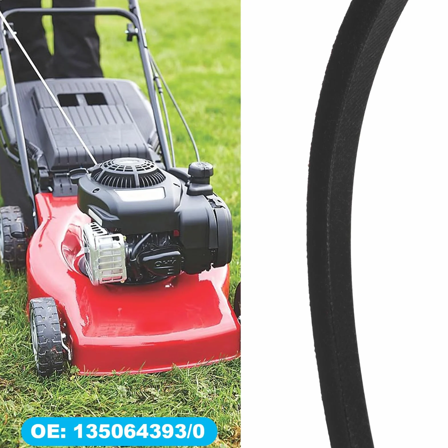 Create idea Pas napędowy do kosiarki 135064393/0 10 x 737 mm kompatybilny z MOUNTFIELD kompatybilny ze STIGA