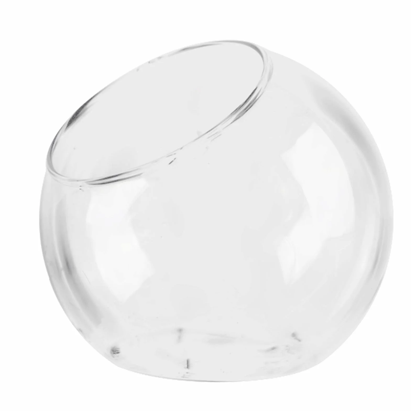 Uko?ne ci?te miski, szklany wazon doniczk?, dekoracyjny wazon z?ot? rybk?, przezroczyste terrarium, ryby, wazon w kszta?cie kuli, szklany wazon sto?owy w nowoczesnym wzornictwie
