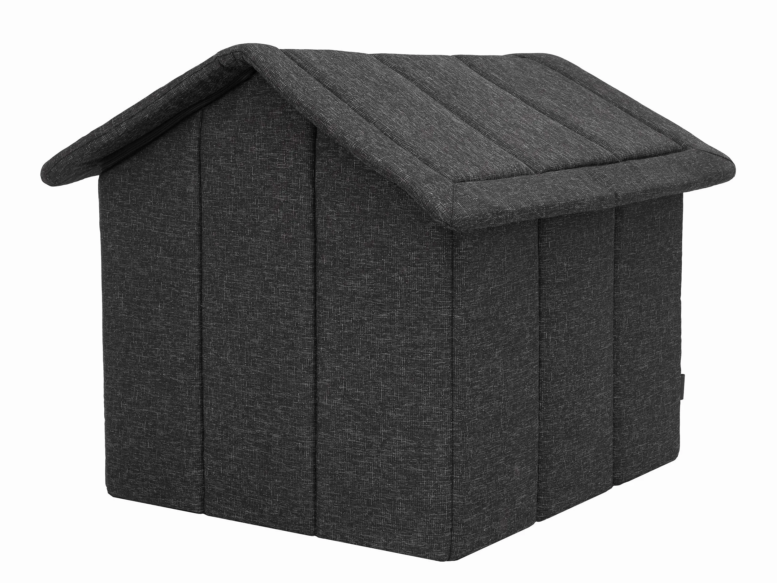 PillowPrim Buda dla Psa R3 46x52 cm Czarna Ekologiczna
