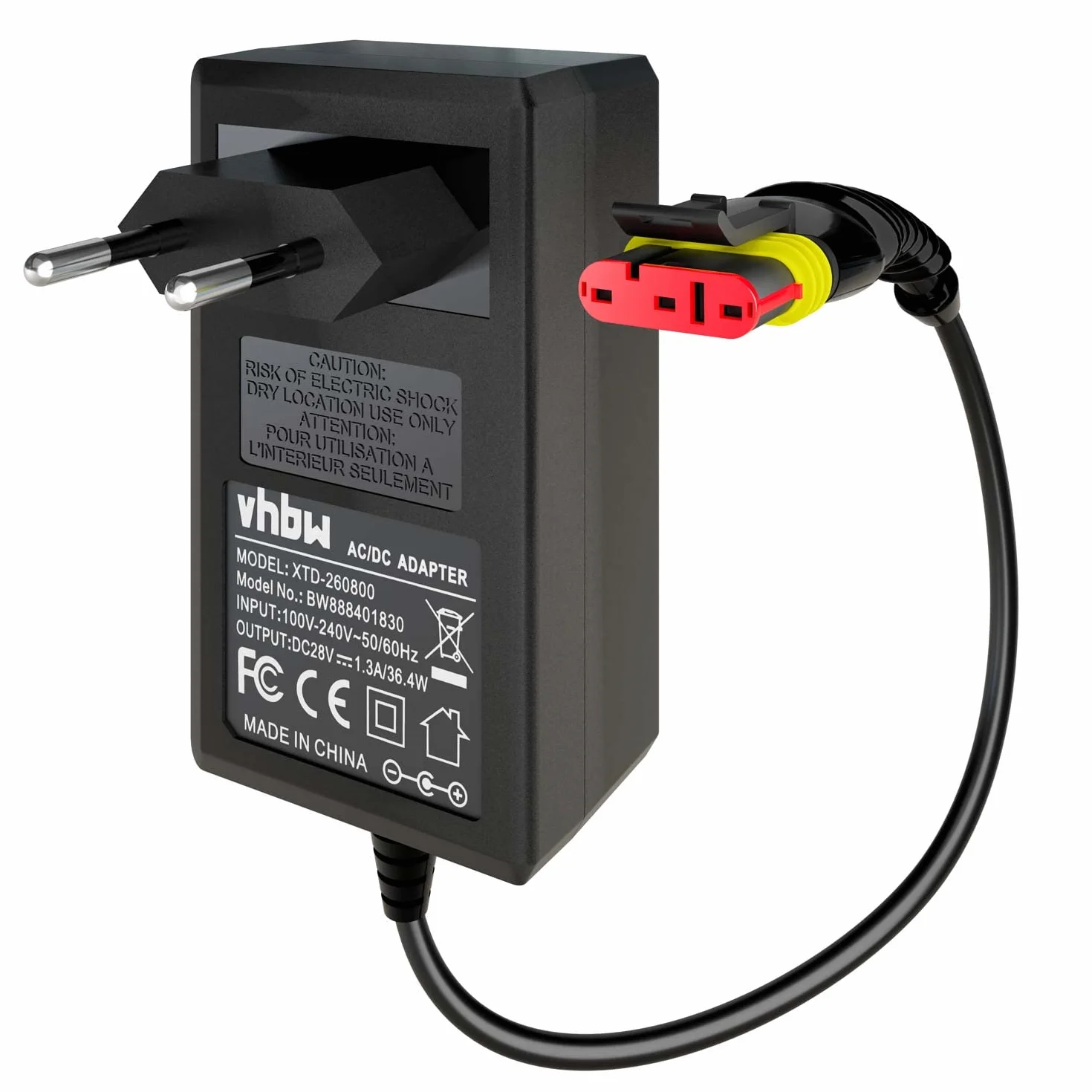 vhbw Zasilacz 28 V kompatybilny z Husqvarna Automower 105, 310, 315, 315X, 305, 310 Mark II, 315 Mark II, robot kosiarka