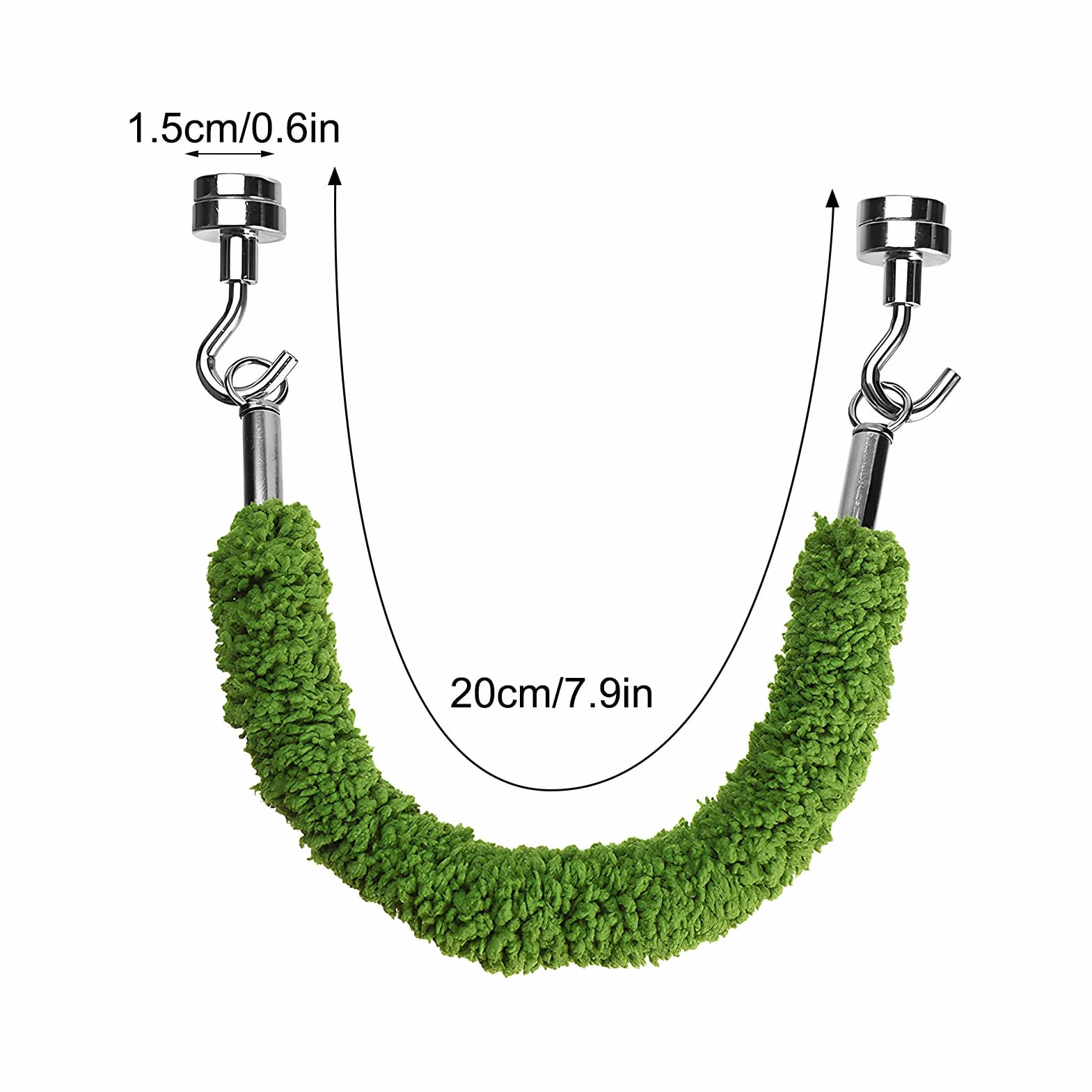 Jumping Spider Bridge Rope Climbing Swing for Spider Tree Frog Enclosures Habitat Decoration Activity Toy