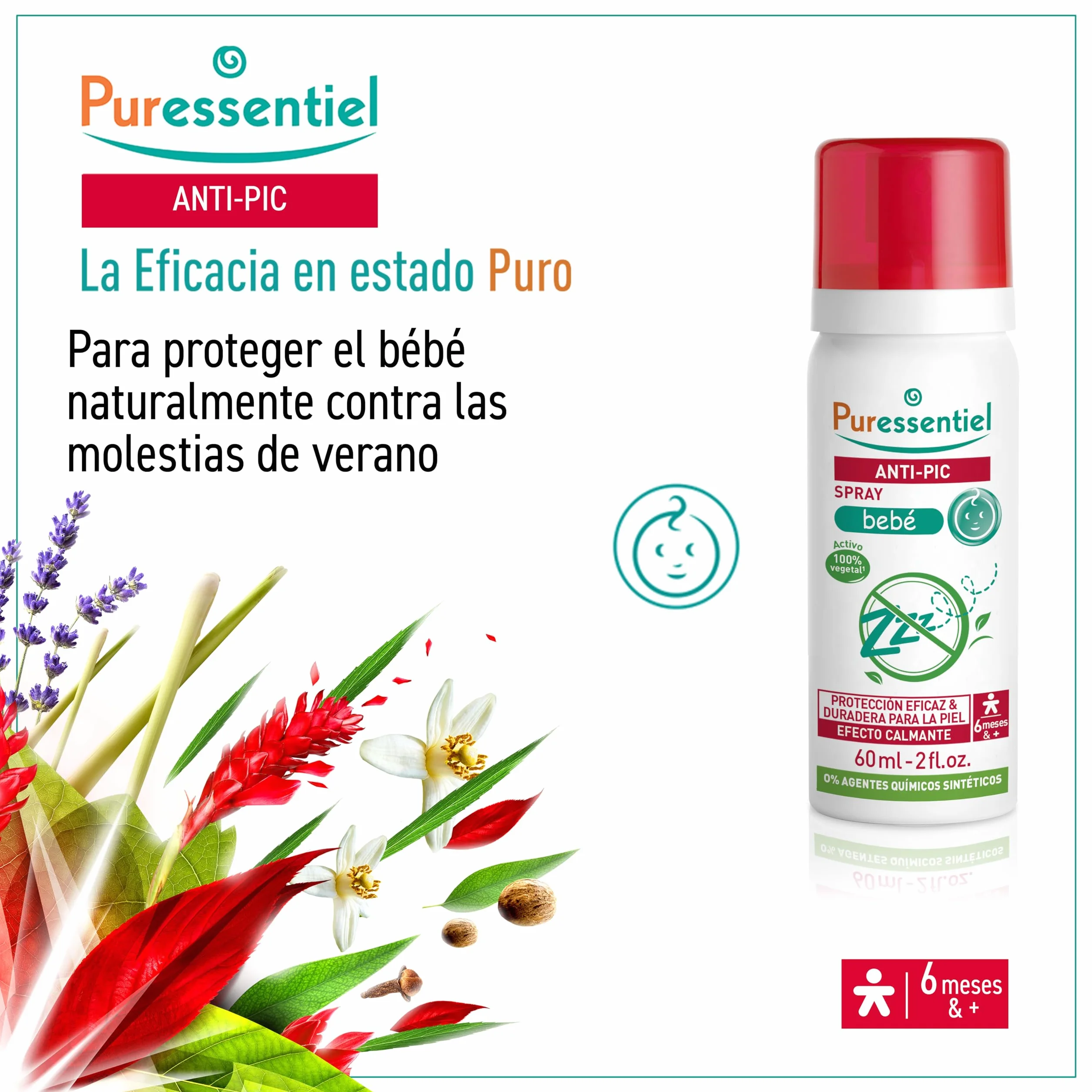 Puressentiel spray odstraszający pik dla niemowląt 60ml