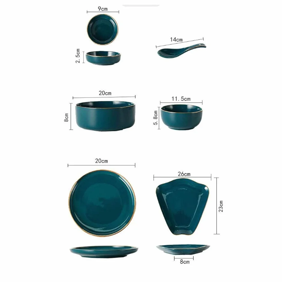 Zestaw obiadowy z delikatnej porcelany – 16-częściowy serwis kuchenny i gastronomiczny bez BPA, nadaje się do mycia w zmywarce, zastawa stołowa dla rodziny i przyjaciół, elegancka dekoracja willi
