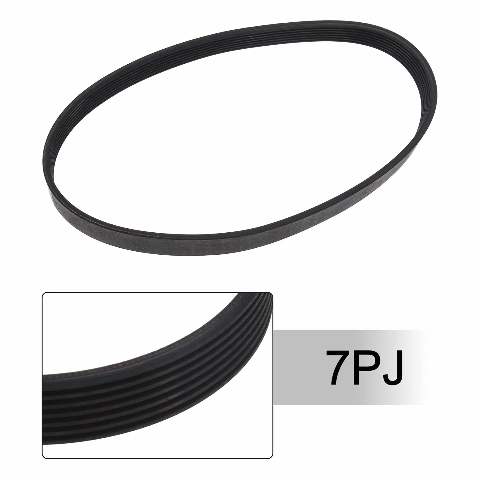 OTOTEC 7PJ490mm napęd do kosiarki o szerokości 16 mm gumowy synchroniczny pasek rozrządu z zamkniętą pętlą kompatybilny z kosiarkami obrotowymi QUALCAST