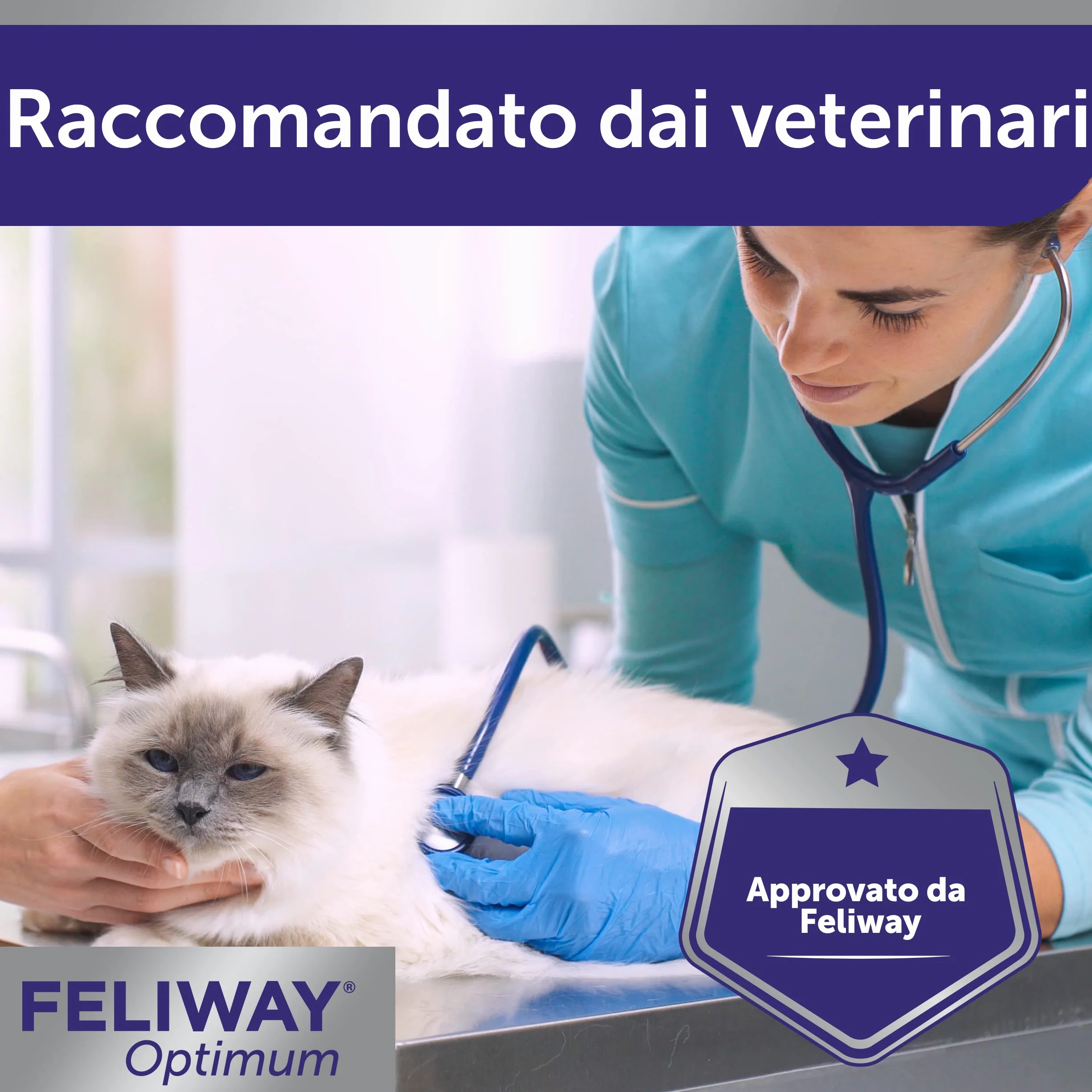 FELIWAY Optimum zestaw uspokajający dyfuzor feromonów dla kotów 48 ml 30 dni