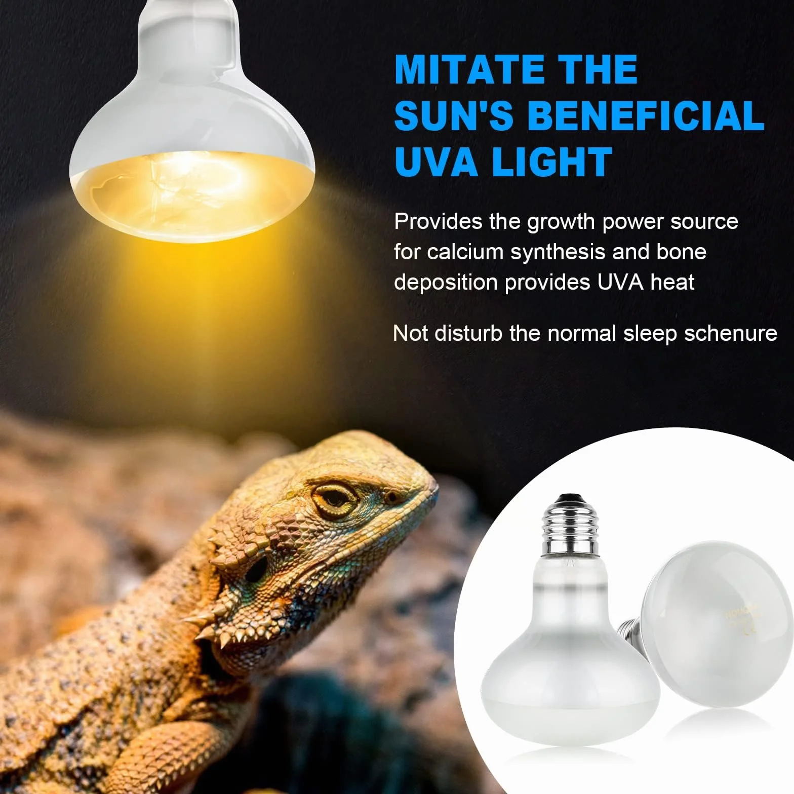 Żółw lampa grzewcza, 2 sztuki, 25 W, UVA, E27, możliwość ściemniania, 220 V, lampa grzewcza do terrarium, pełne spektrum, lampa słoneczna, ogrzewanie dla żółwia, węża, jaszczurki, kakadu,
