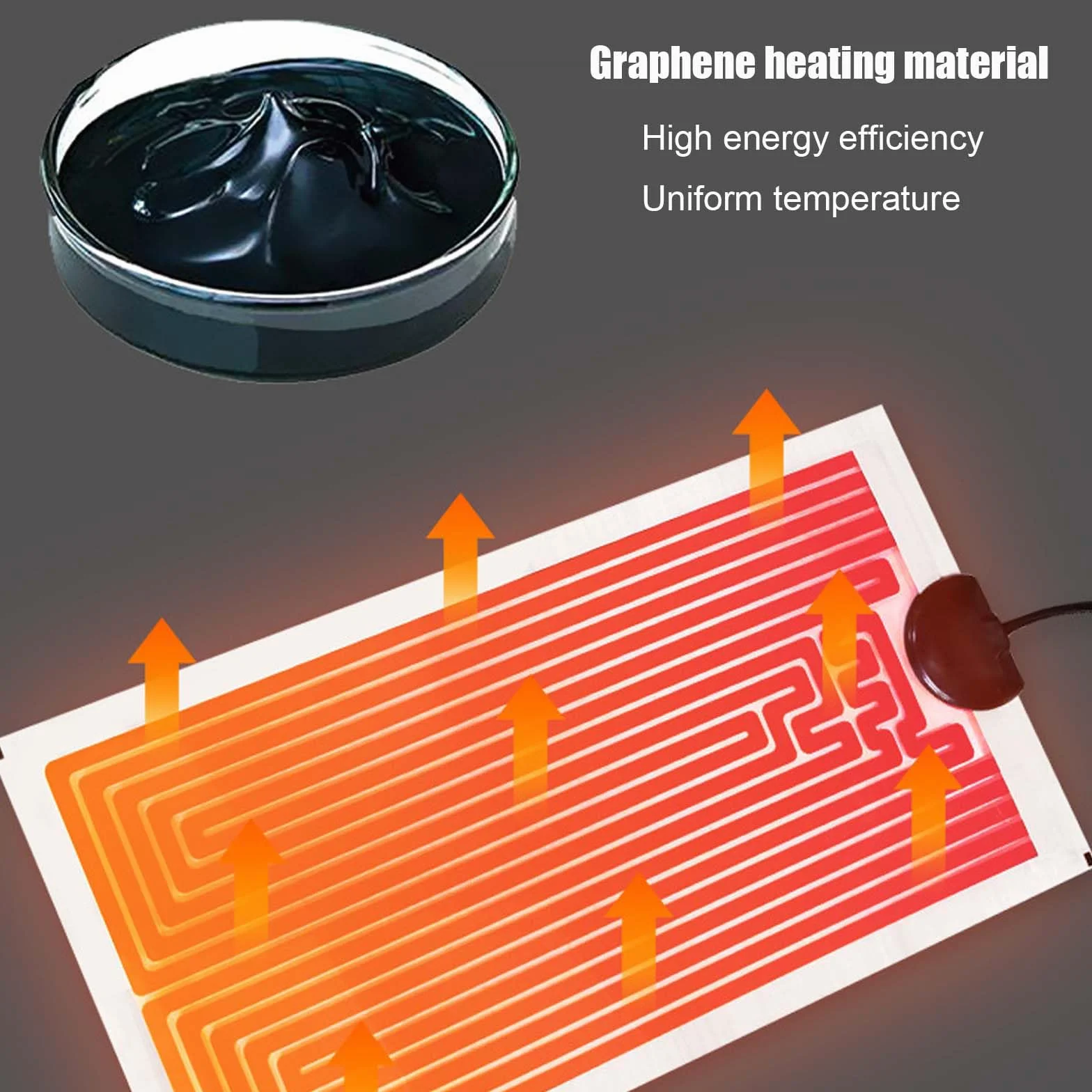 Mata grzewcza do terrarium z regulatorem temperatury, poduszka grzewcza dla gadów, żółwi, węży, jaszczurek, gekonów, pająków, gąsienic, mata grzewcza do akwarium dla żółwi (7 W, 15 * 28 cm)