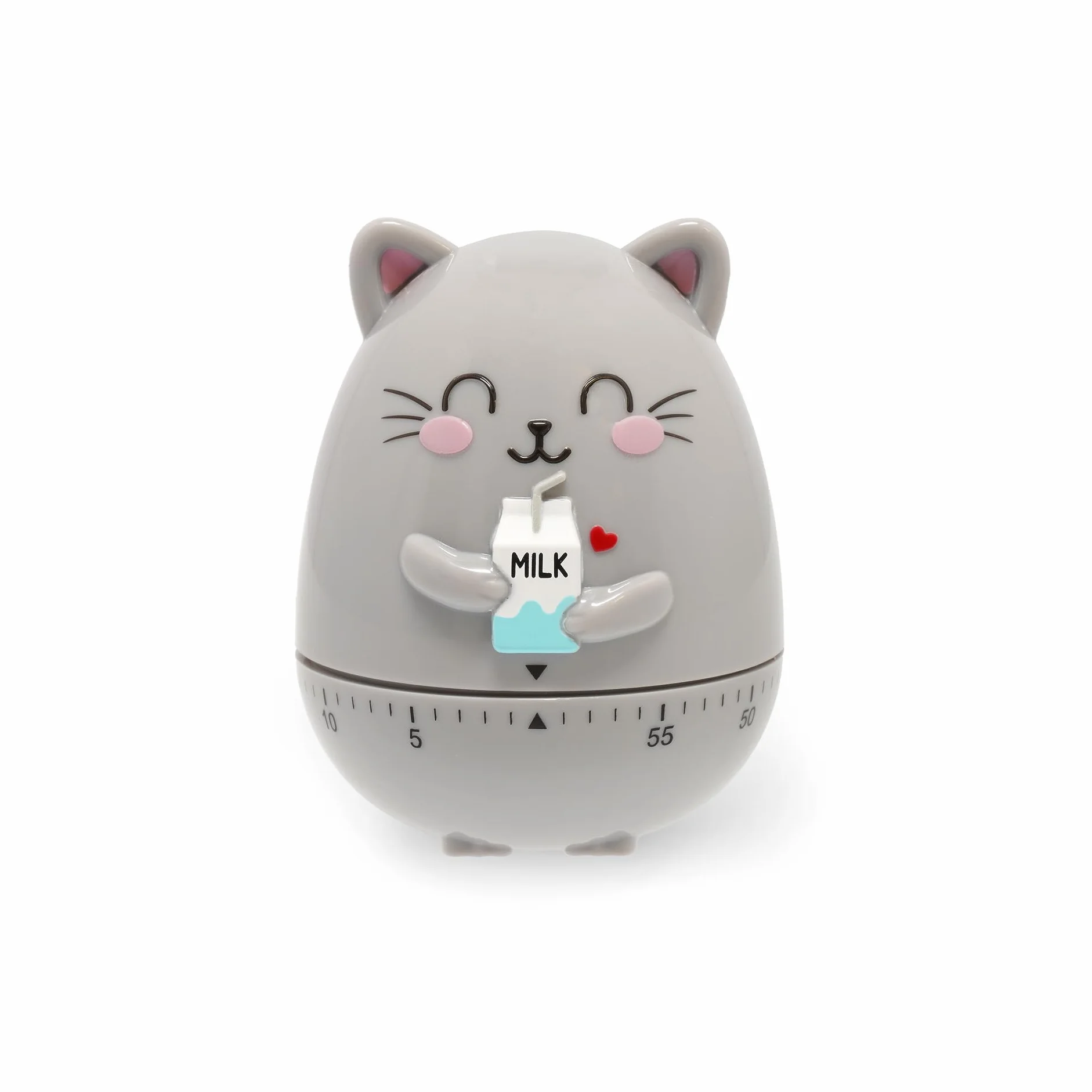 Legami Timer kuchenny, motyw Kitty, ręcznie regulowany, 60 minut, bez baterii, średnica 6 cm, wysokość 8 cm