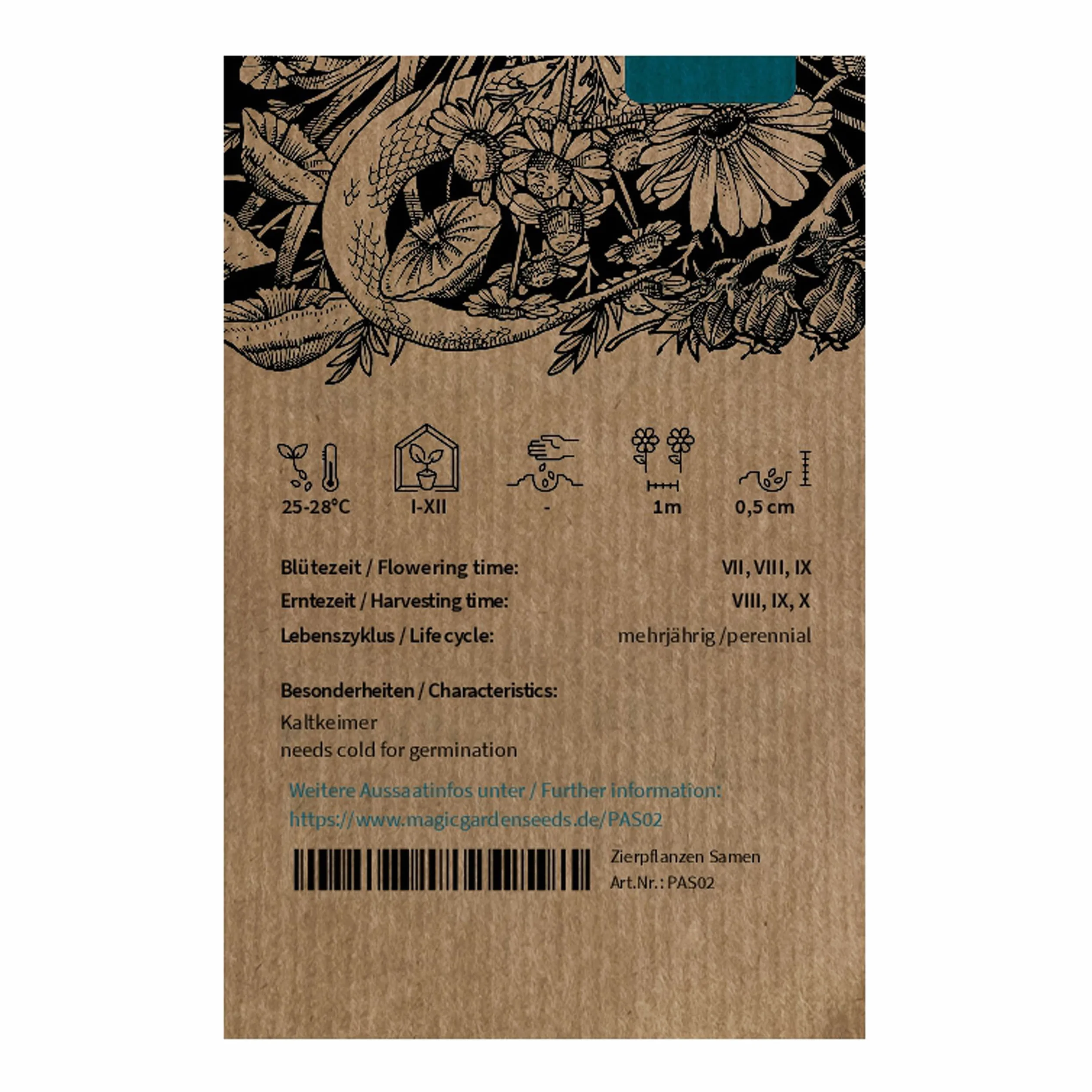 Passionsblume (Passiflora incarnata) - ok. 5 samenów