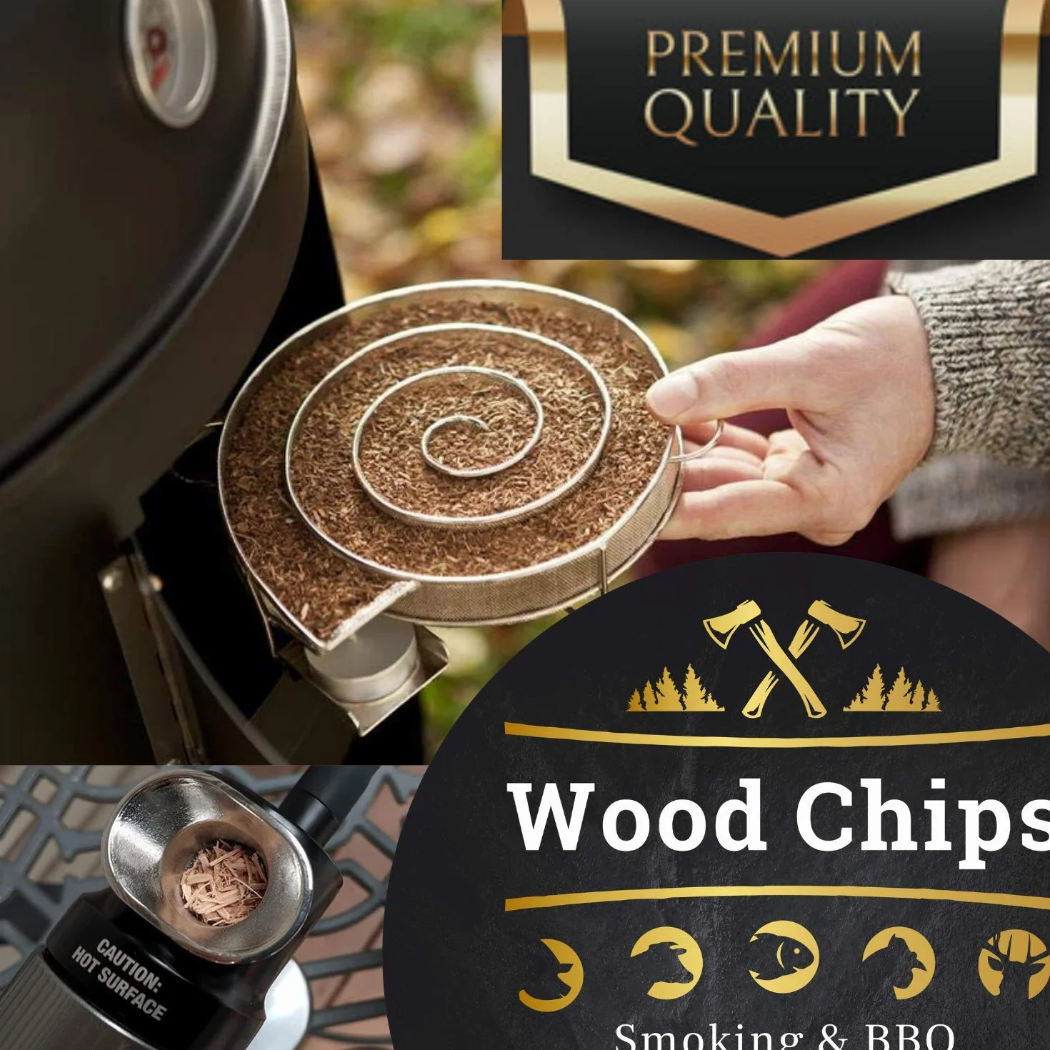1 kg kadzidła premium wędzony buk olcha, 100% naturalny 0,4-1,0 mm drewno kadzidłowe, mąka smokingowa, wędzarnia, akcesoria do każdego wędzarni Weber Napoleon Borniak