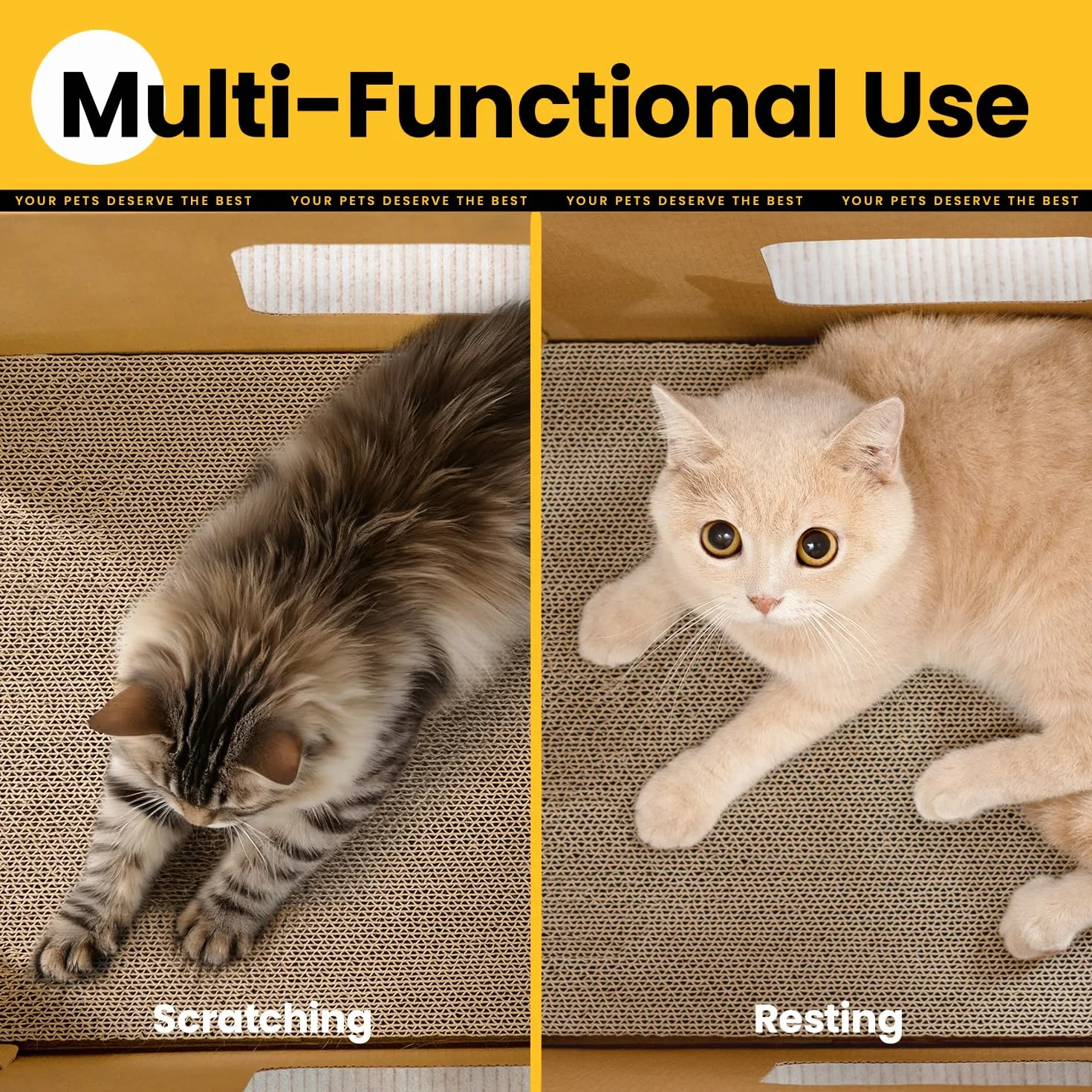 Conlun Kartonowy domek dla kota duży