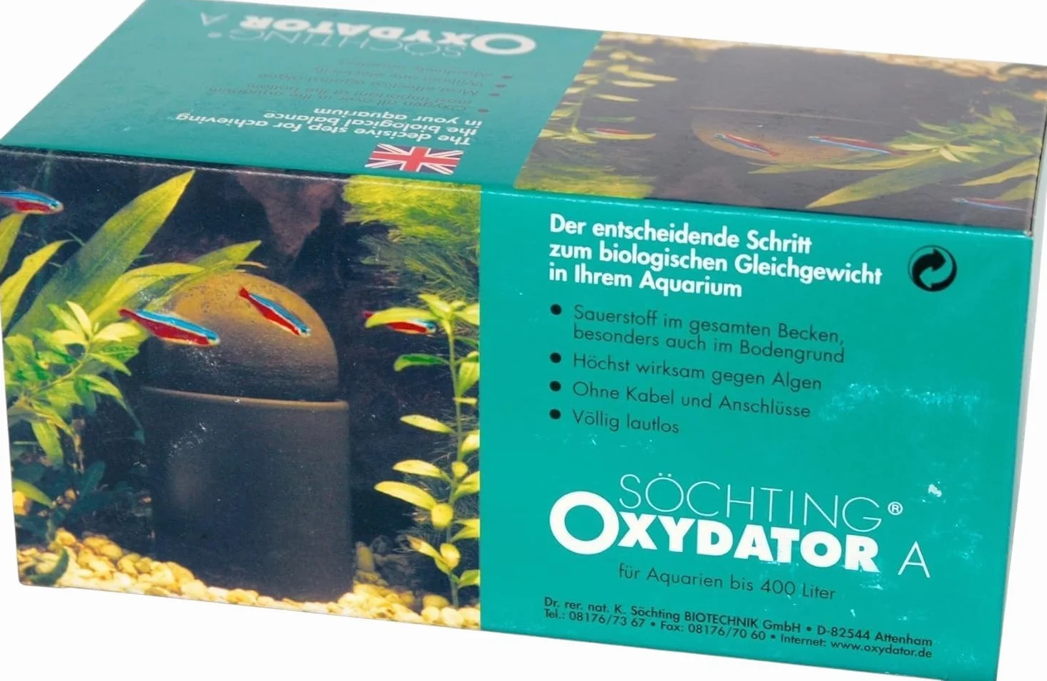 Söchting Oxydator A Dozownik tlenu do akwariów do 400 litrów
