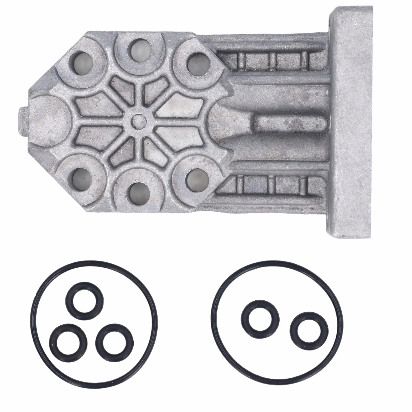 Obudowa Odlewana Pompy łuparki do Drewna, materiał ze Stopu Aluminium, Wspornik Wymienny łuparki do Drewna, Uniwersalne Hydrauliczne Części łuparek Elektrycznych z Uszczelkami