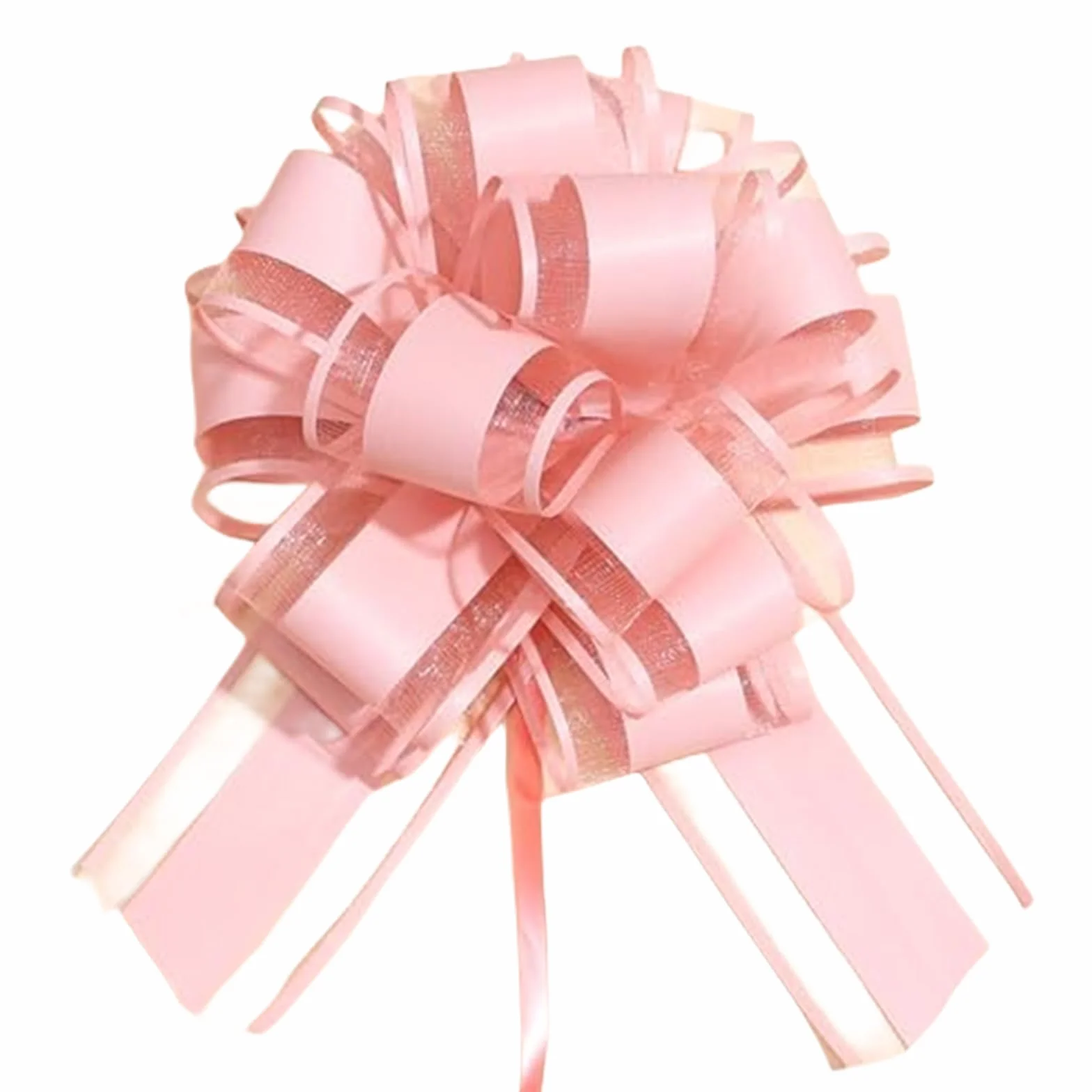 Lilbitty 5 sztuk wstążki prezentowe, duża wstążka gigantyczna wstążka prezentowa. Duża wstążka motylkowa, Rosa, l