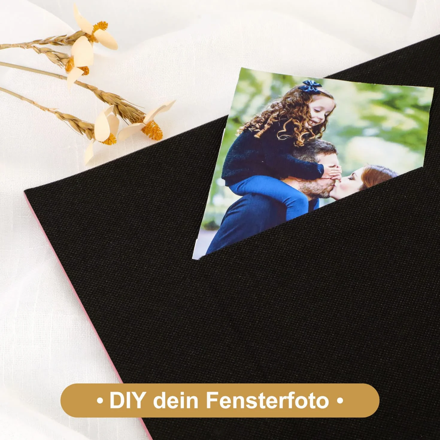 Lanpn Album fotograficzny na 1000 zdjęć w formacie 10x15, bardzo duży, XXL, lniany album do wkładania zdjęć w układzie pionowym, różowy