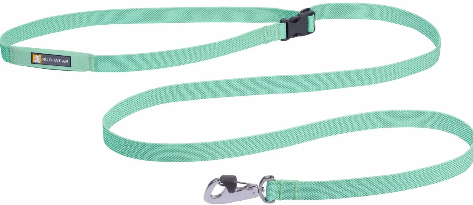 RUFFWEAR Flagline smycz dla psa, lekka, mocna, 2 w 1, regulowana, kieszeń, klips Crux