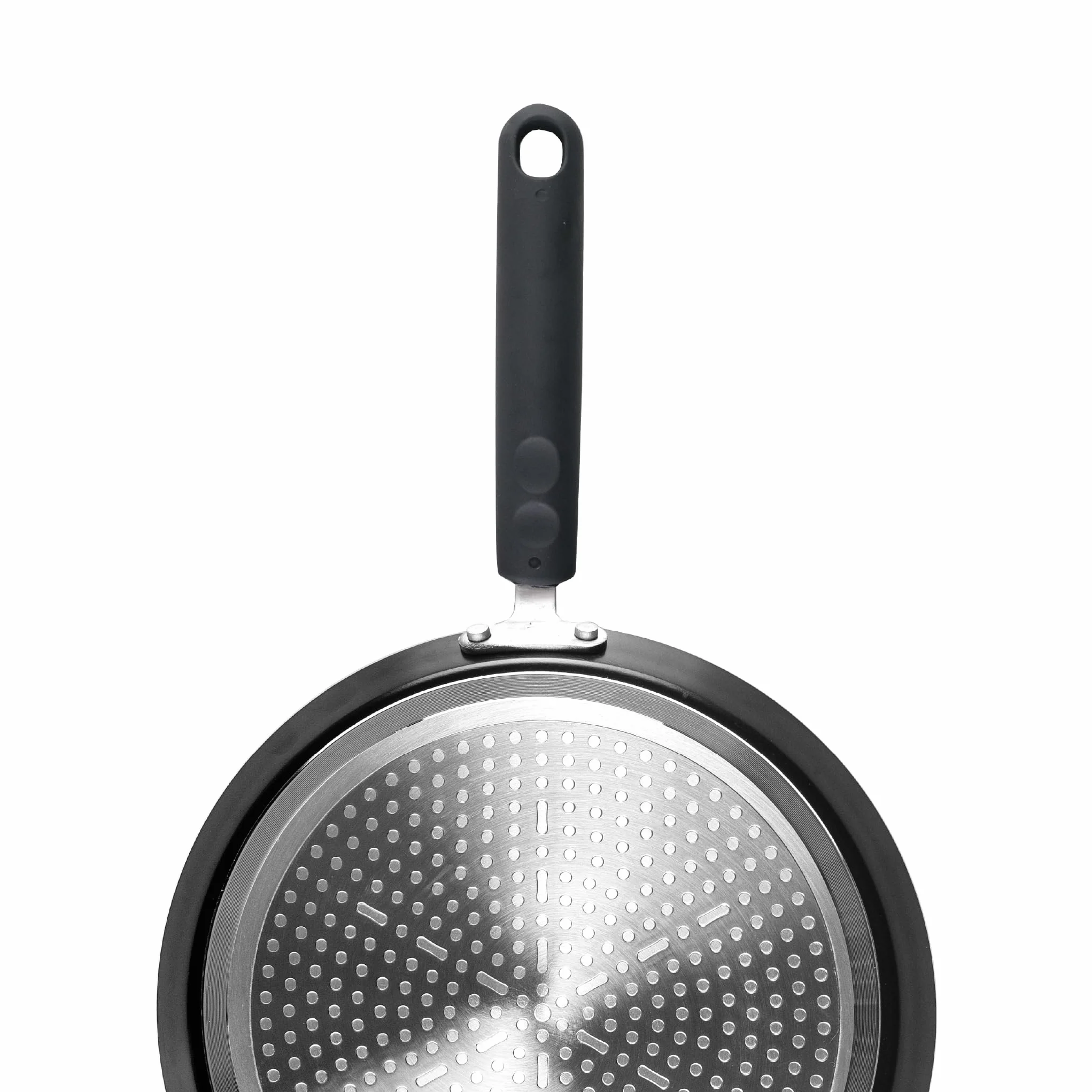 Ibili Patelnia do naleśników Inducta, 26 cm, aluminium, powłoka zapobiegająca przywieraniu, odpowiednia do płyty indukcyjnej