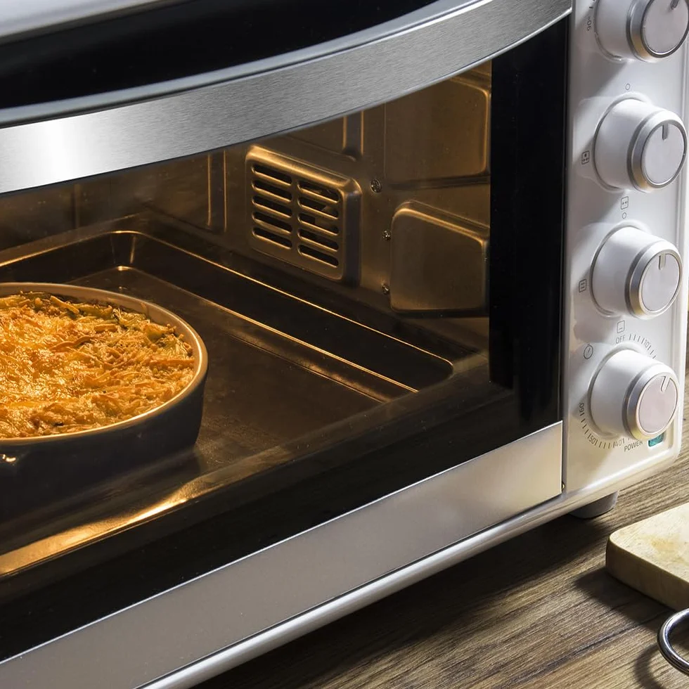 Cecotec Piekarnik Konwekcja 46 litrów Piekarnik & Toast 4600 White Gyro. 2000 W, Światło wewnętrzne, 12 funkcji, temperatura do 230º, Podwójne szklane drzwi, W zestawie obrotowy Rustidor