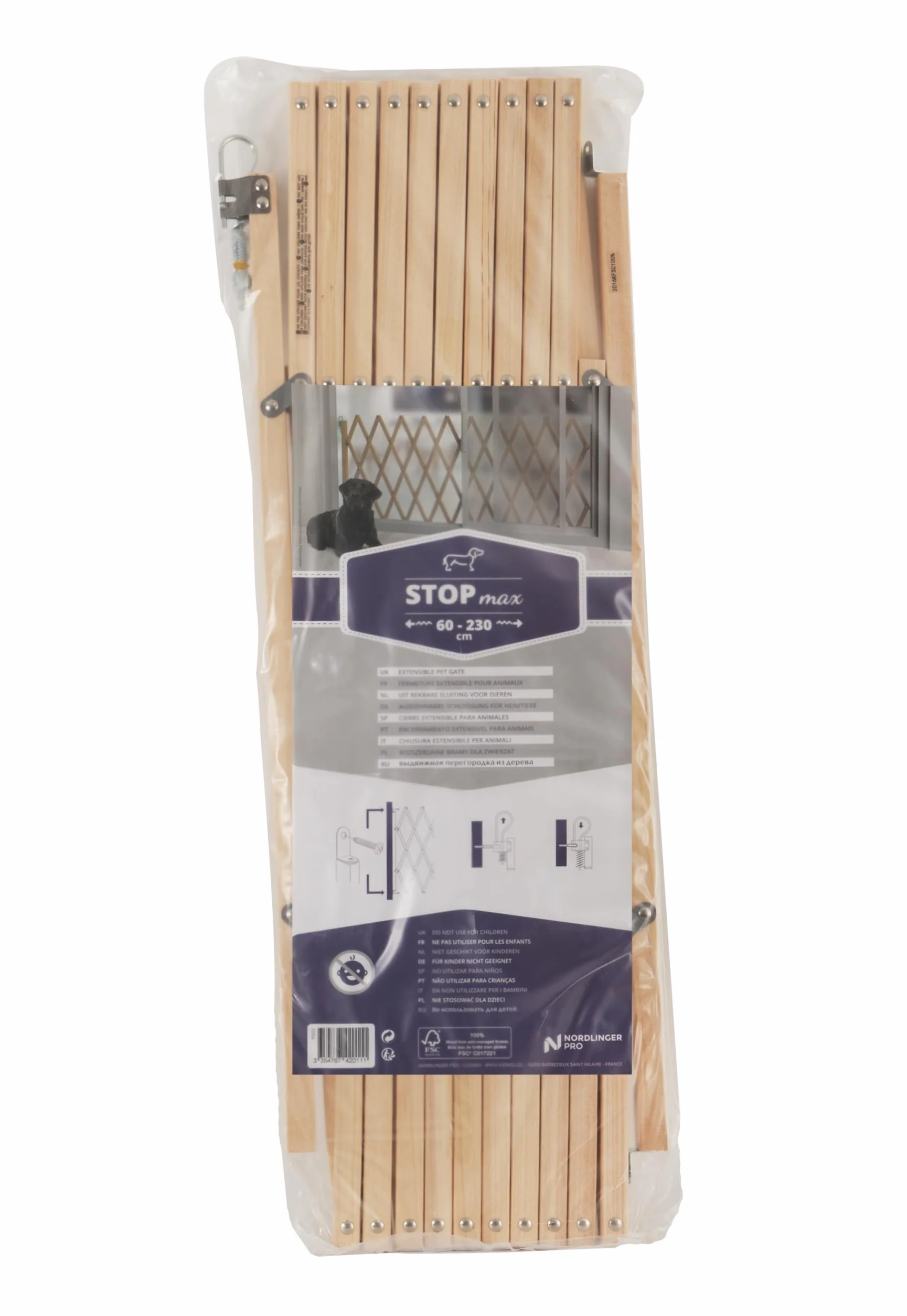 Nordlinger Pro 742011 Barierka, Brązowy, ‎2.5 x 230 x 83 cm; 1.88 kg, 1 Sztuka
