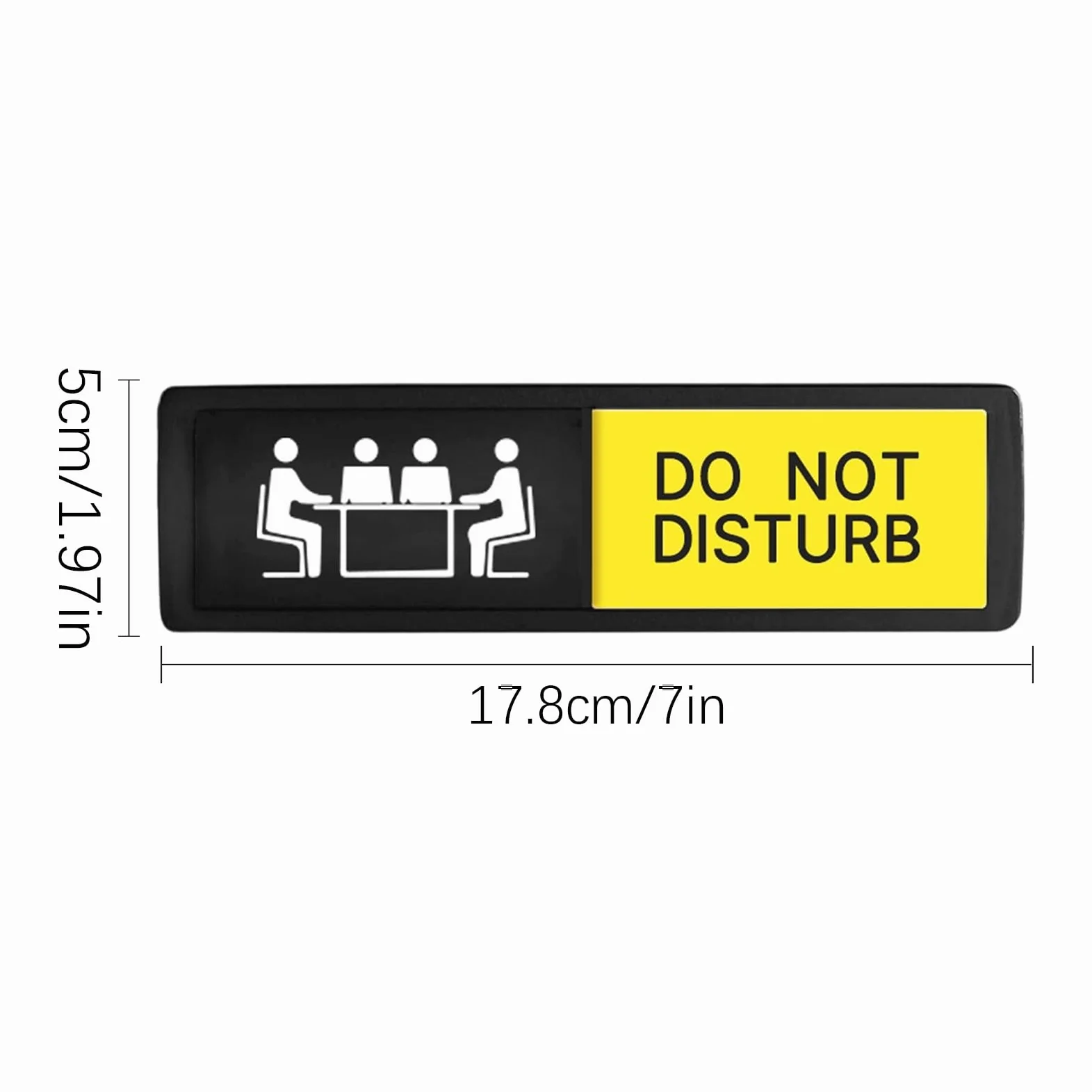 Znaki na drzwi, akrylowe "Please Do Not Disturb", wieszak na drzwi do biura | do mieszkania łazienki biznesu akademika hotelu centrum handlowego spotkania biura