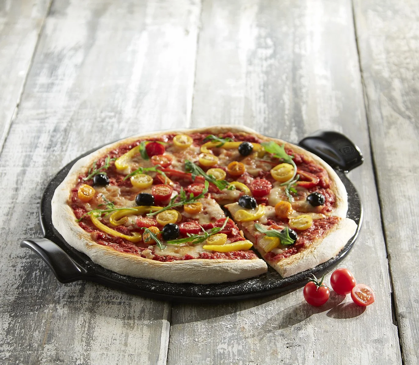 Emile Henry Prm Eh-347514 Kamień do pizzy 37 cm Czereśnia