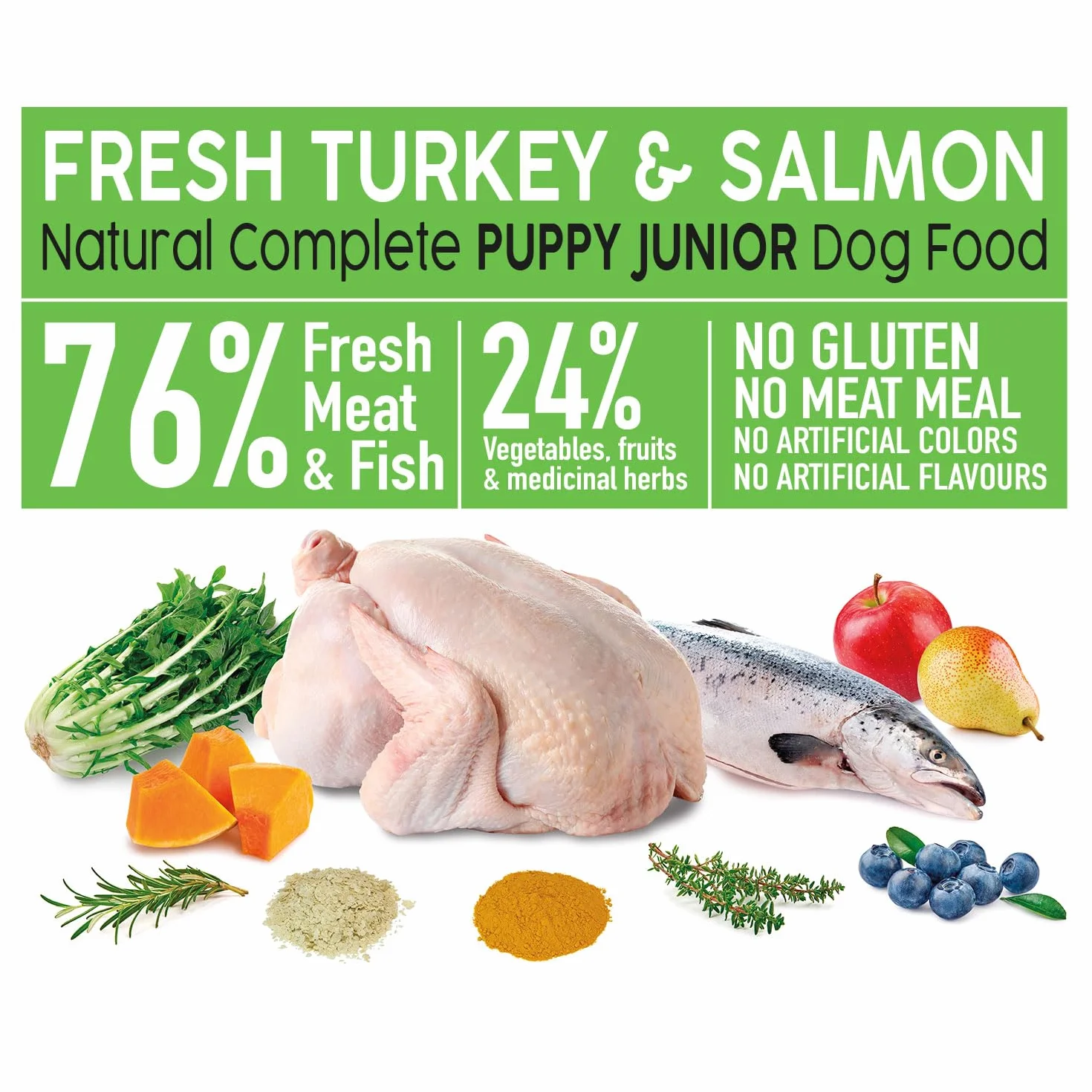 Arquivet Fresh Puppy Junior Turkey & Salmon 2,5kg Karma półwilgotna