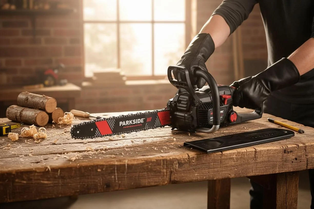 PARKSIDE PERFORMANCE® 40 V akumulatorowa piła łańcuchowa PPKSA 40 Li B2, bez akumulatora i ładowarki, długość cięcia: 38 cm