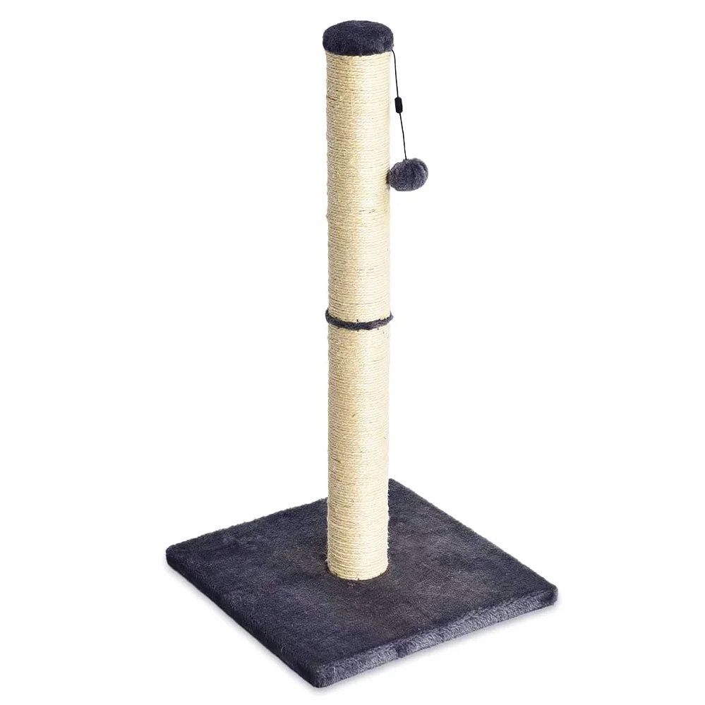 Amazon Basics Średniej wielkości drapak dla kotów, 40,01 x 40,01 x 80,01 cm, szary