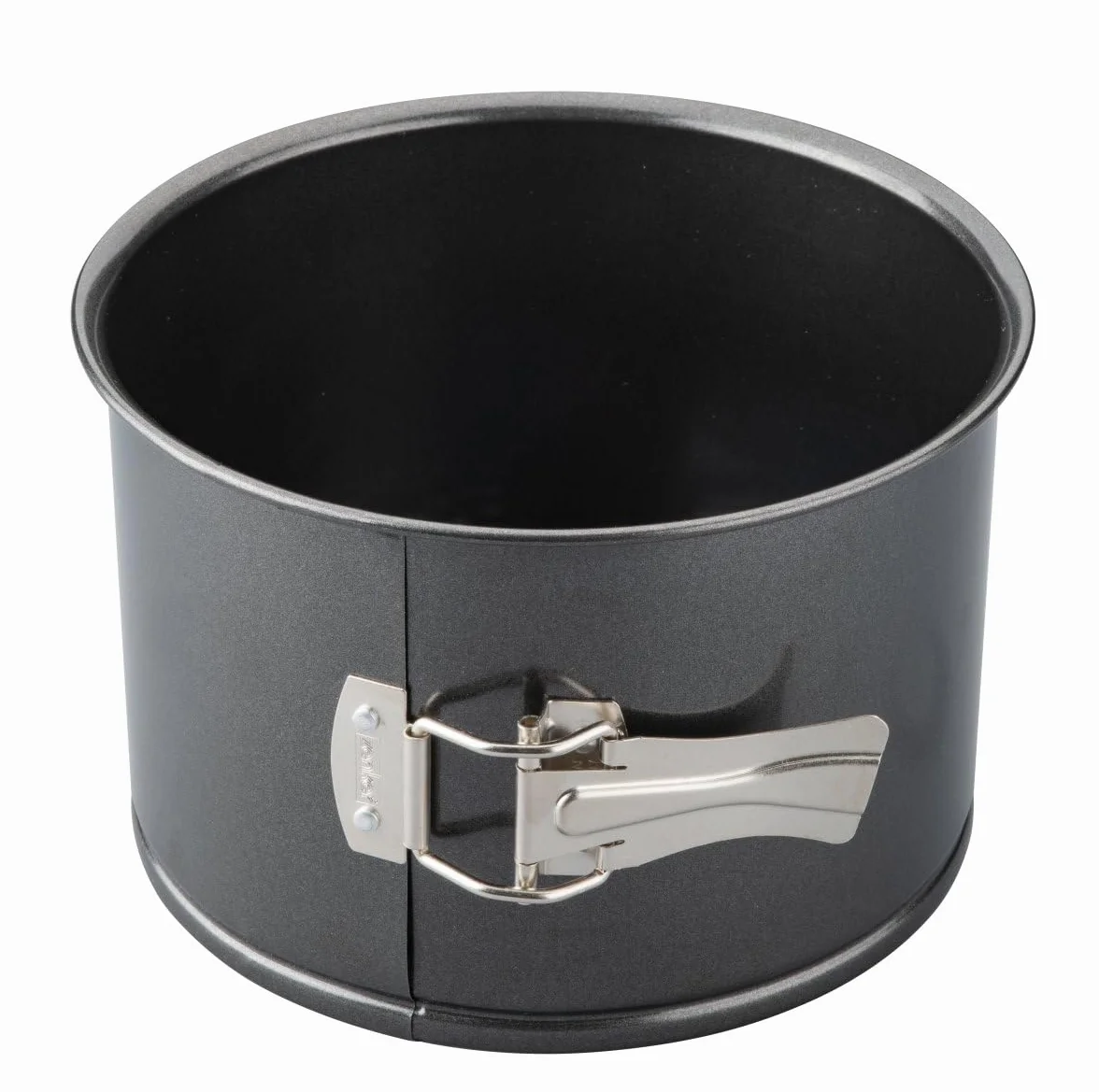Zenker Tortownica bardzo wysoka, średnica 18 cm, czarna metaliczna blacha stalowa z powłoką zapobiegającą przywieraniu, idealna do wysokich tortów i włoskich panettone, wyprodukowana w Niemczech