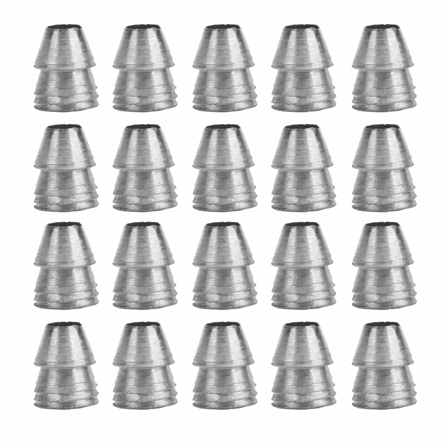 20 Sztuk Bezpieczeństwa Okrągły Uchwyt Kliny, Uchwyt Rozłupujący Klin Axe Ręczny Metalowy Klin Okrągły Stalowy Klin do Młotka do Siekiery(Średnica 10 mm / 0,39 cala)