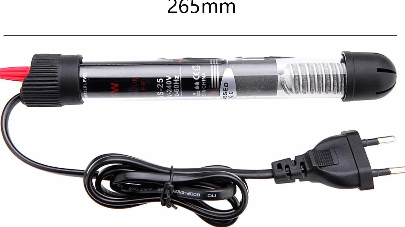 CAM2 Grzałka akwarium 50 W 60 l ze wskaźnikiem temperatury XS-50 W