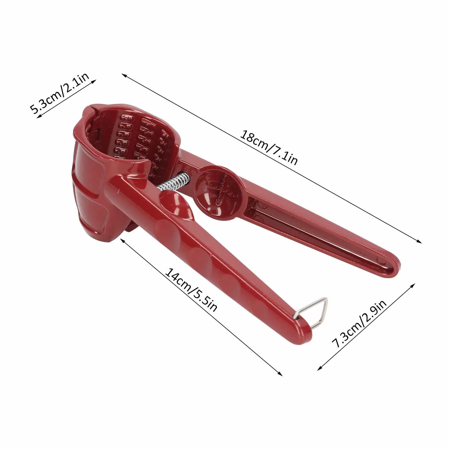Protable Dziadek do Orzechów Klip Kasztanowy, Aluminium Red Chestnut Cutter Tool Otwieracz do Orzechów Pistacjowych Orzechów Macadamia Wielofunkcyjny Dziadek Do Orzechów