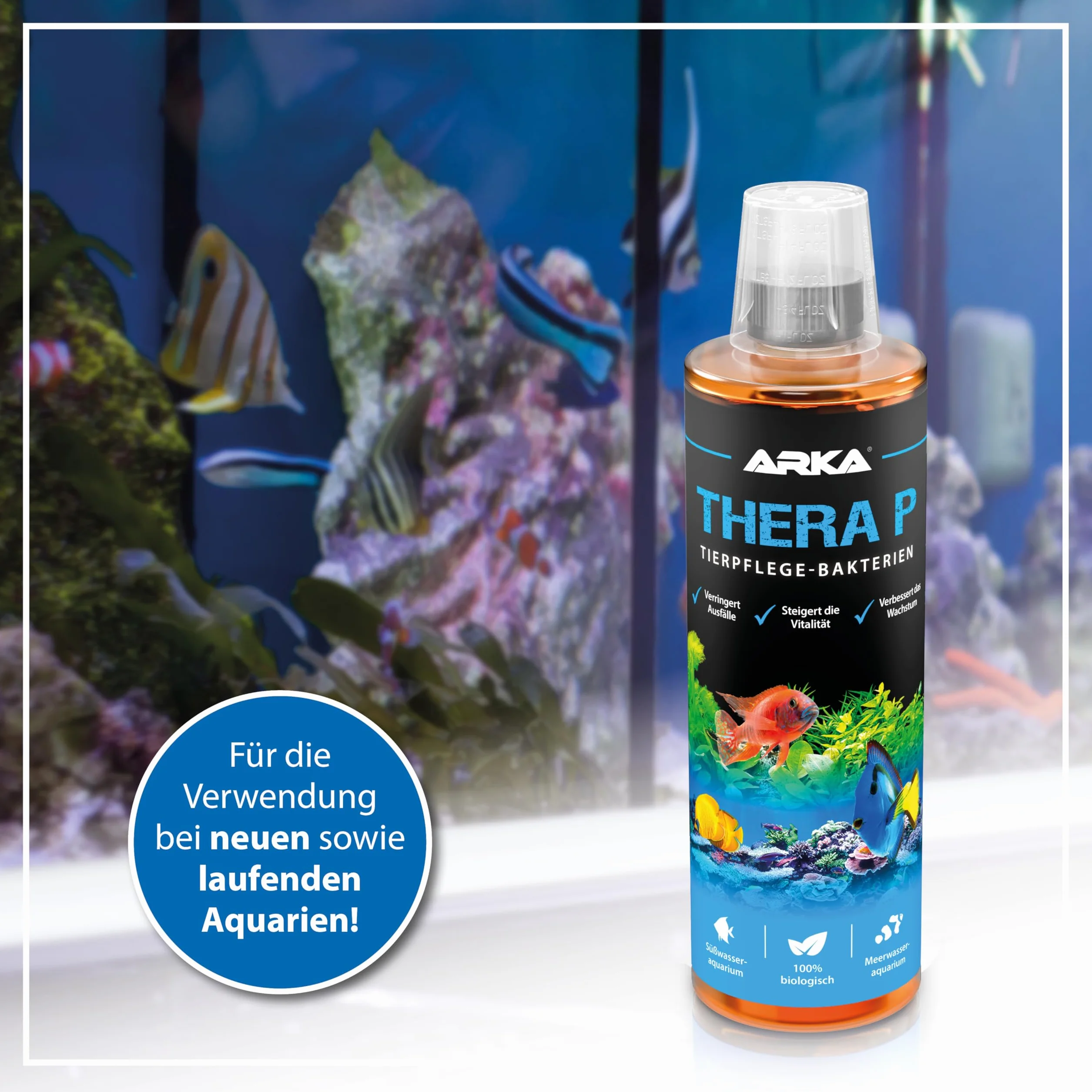 MICROBE-LIFT TheraP 118 ml – pielęgnacja ryb, bakterie oczyszczające, woda słodka i morska