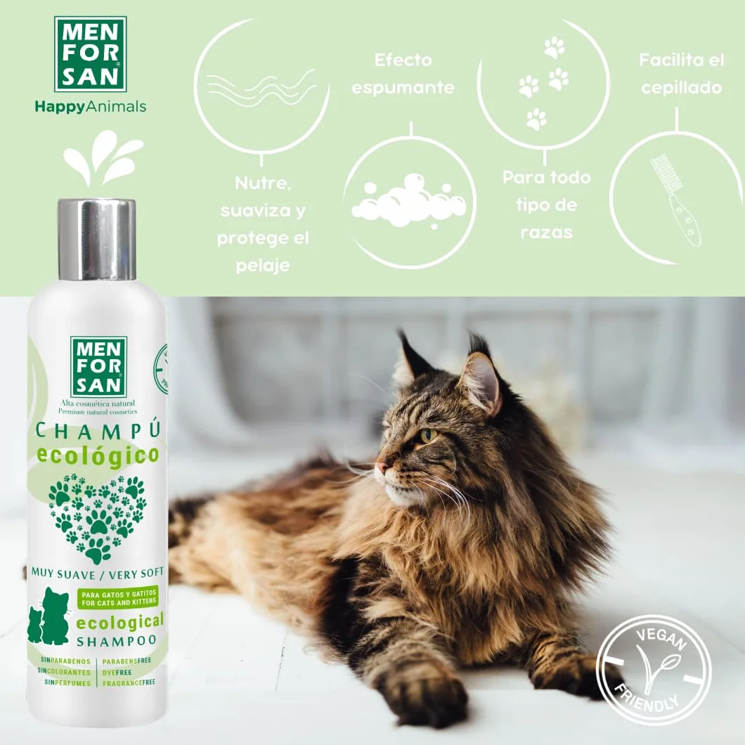 MENFORSAN Organiczny Szampon dla Kotów 300 ml