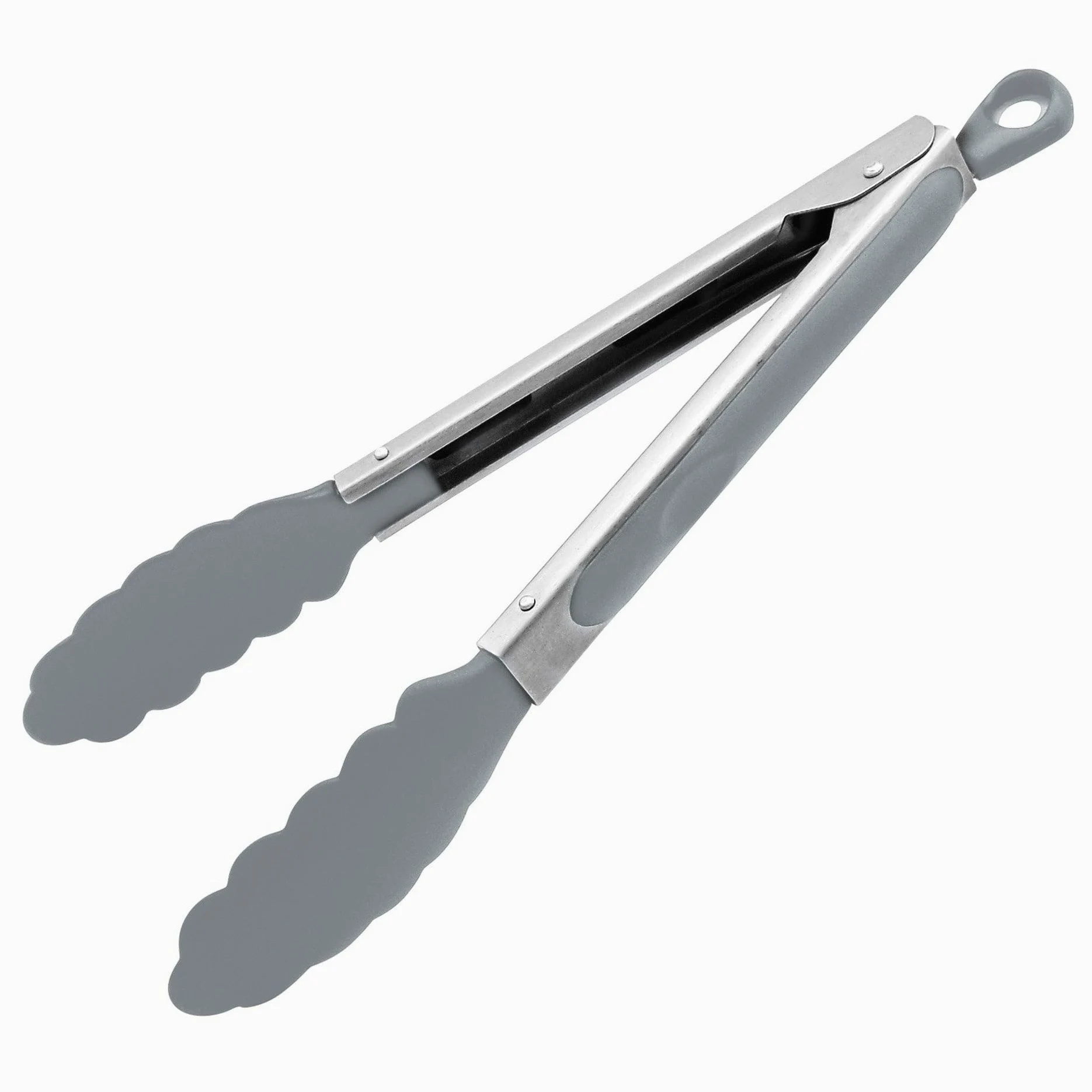 Fackelmann Uniwersalne Szczypce Kuchenne, Srebrny/Czarny, 27 cm, 41118