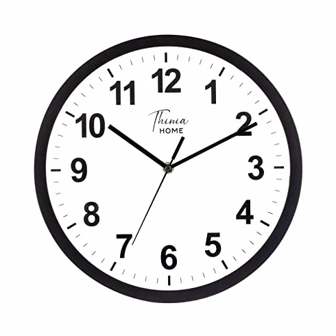 Zegary ścienne Klasyczny zegar ścienny z białą tarczą zegar ścienny nowoczesny design do salonu sypialni wystrój domu .Ozdobny zegar ścienny.