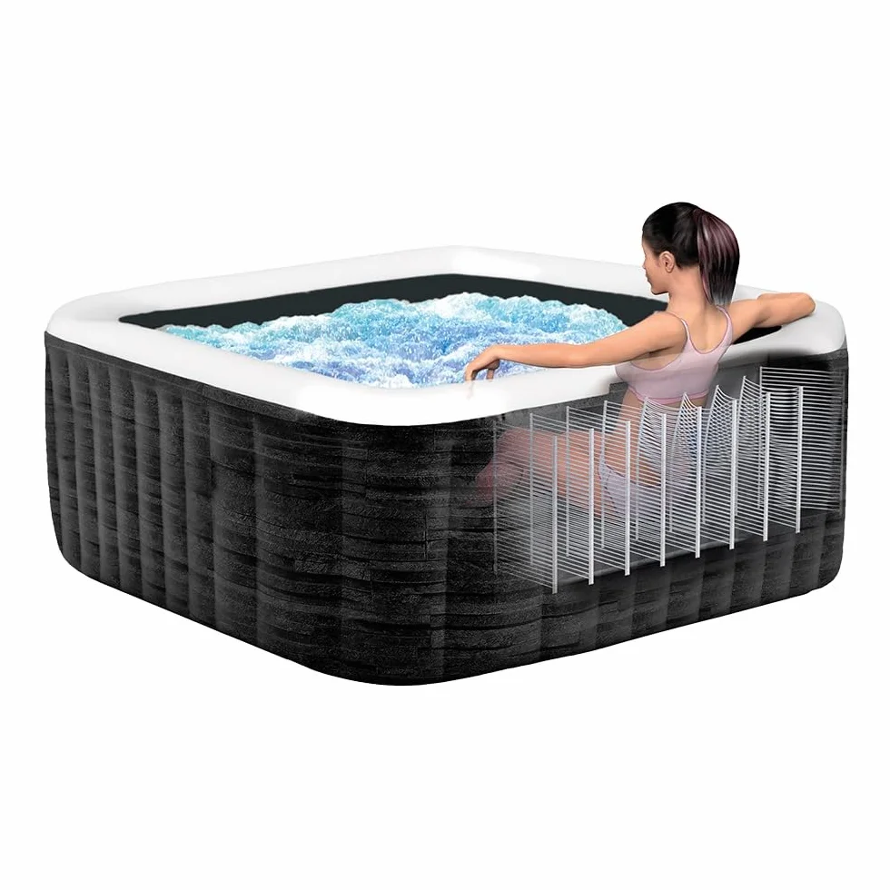 Intex Pure Spa Bubble łupka 6-osobowa 28452EX Szara łupka