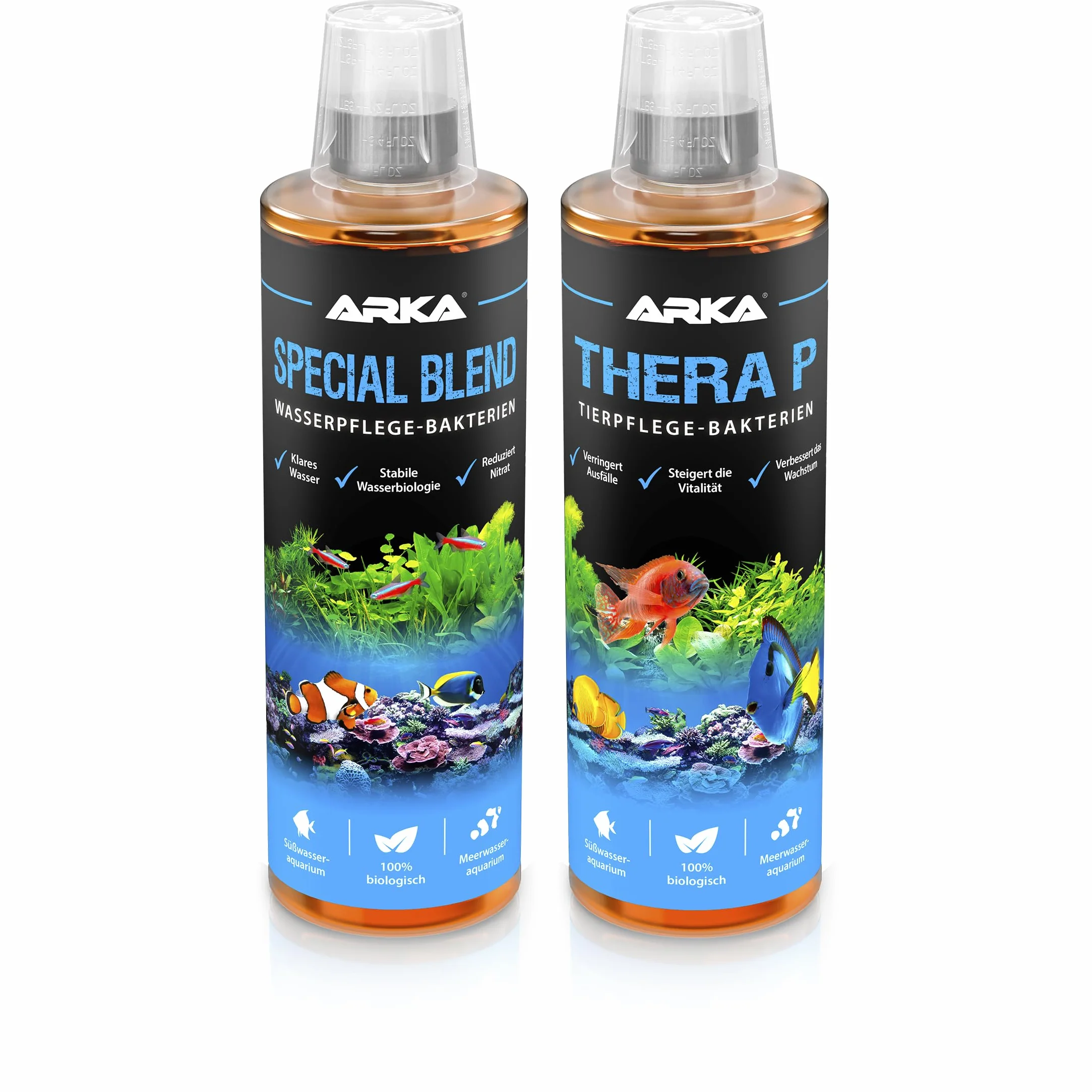 MICROBE-LIFT SBHTHERAPH16 Special Blend - zestaw bakterii do pielęgnacji ryb, 2 x 473 ml