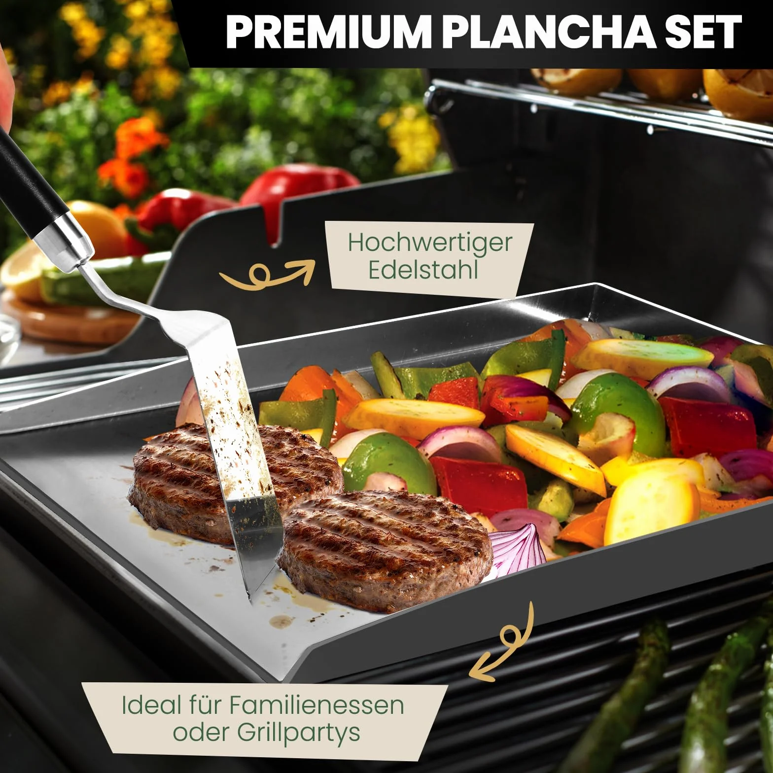 Płyta grillowa ze stali nierdzewnej do grilla gazowego Weber Spirit, Broil King Baron, Crown, Napoleon, akcesoria BBQ