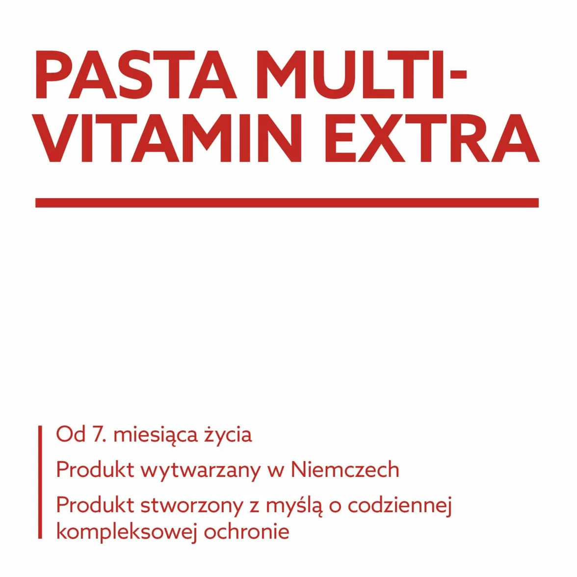 GimCat Multi-Vitamin Extra Pasta multiwitaminowa dla kotów z beta-glukanem i kwasami omega-3 i omega-6 100 g
