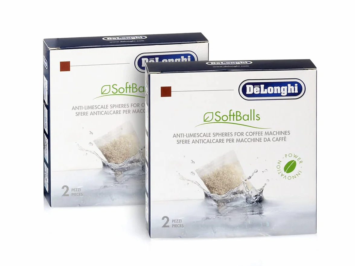 De'Longhi DLSC551 Granulki zapobiegające osadzaniu się kamienia do ekspresów do kawy ze zbiornikiem na wodę, zabezpieczają na 3 miesiące, wyprodukowane we Włoszech, opatentowana formuła