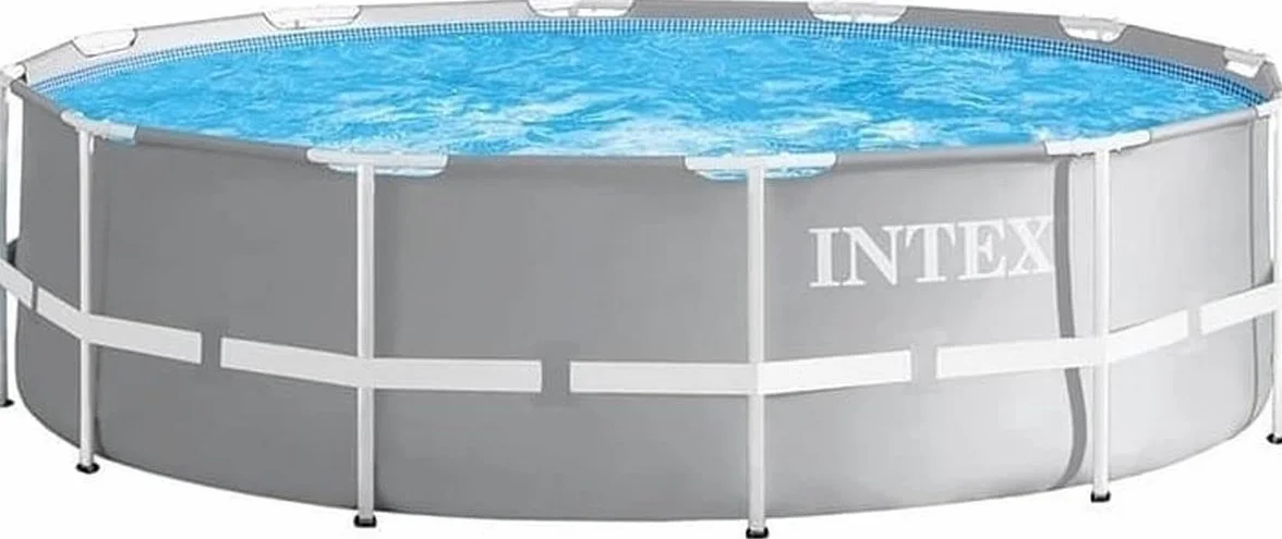 Intex 26702GN Ogrodowy Basen Okrągły, Szary, 305 x 76 x 87.6 cm