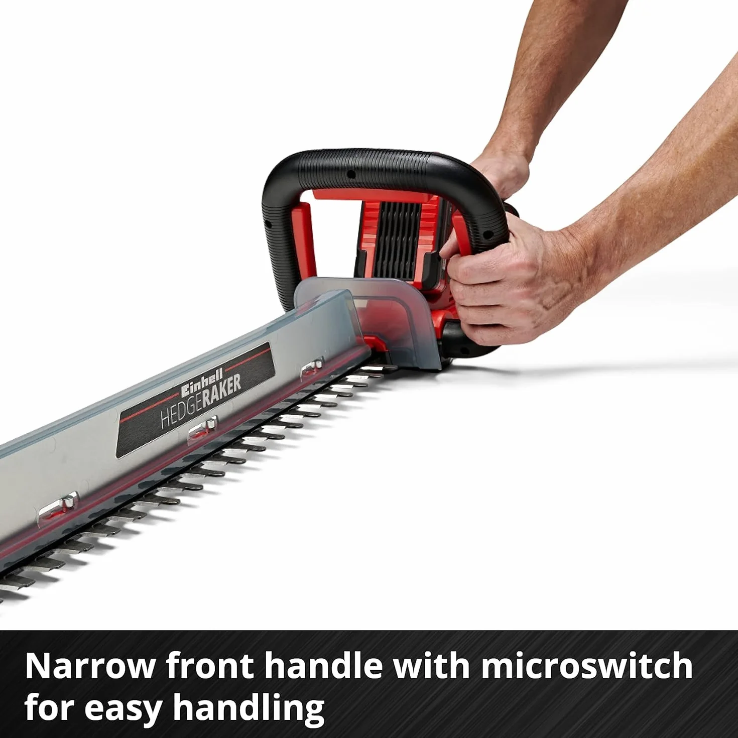 Einhell Akumulatorowe nożyce do żywopłotu GE-CH 18/60 Li-Solo Power X-Change (Li-ion, 18 V, długość ostrza 67 cm, długość cięcia 60 cm, metalowa przekładnia, bez akumulatora i ładowarki)