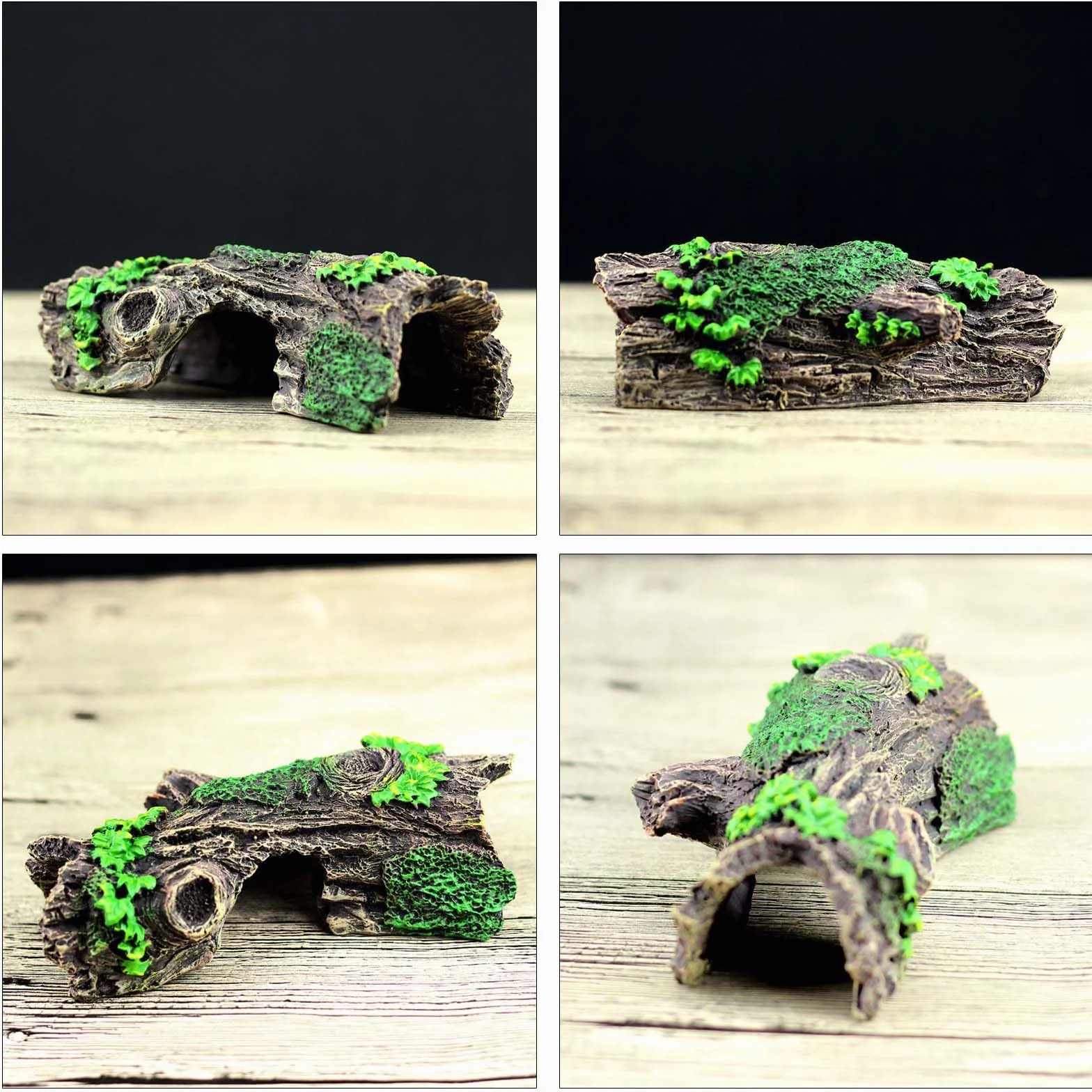 Dekoracje z żywicy akwarium 14 x 6 x 5,5 cm puste drzewa akcesoria do akwarium
