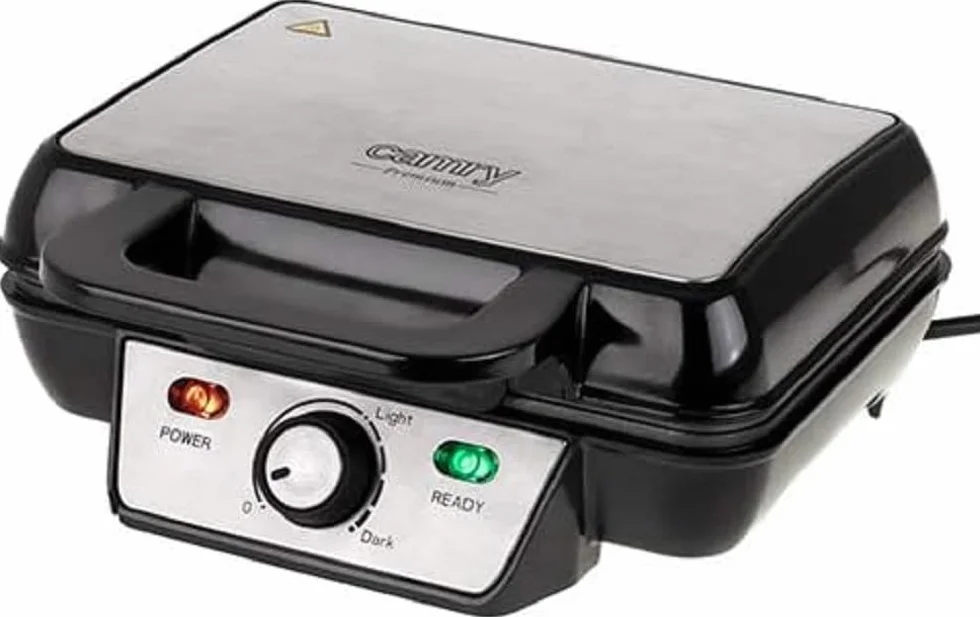 Camry Cr 3046 Gofrownica, Czarny, 1600 W