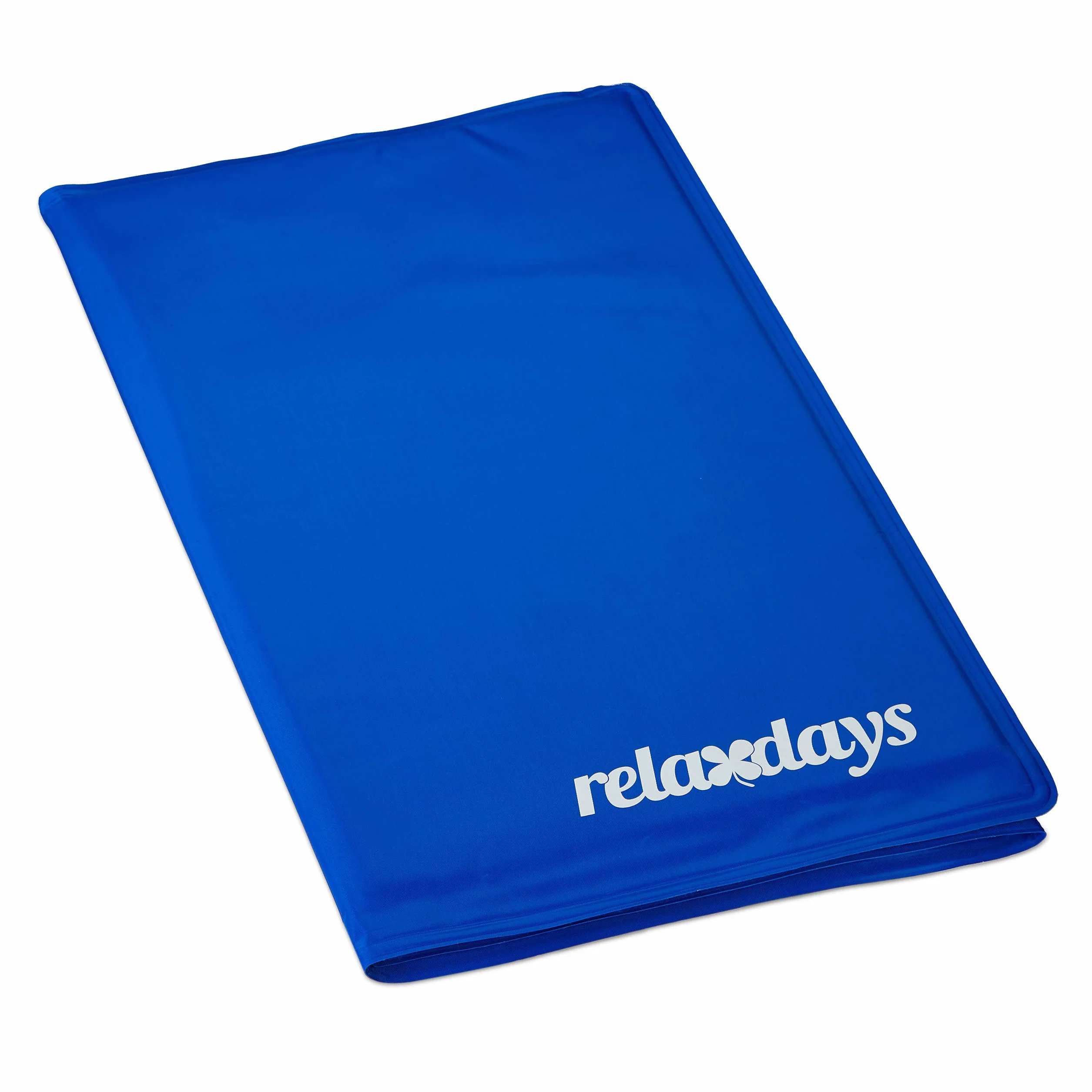 Relaxdays Samozładzająca mata dla psa, zmywalna, żelowa, koc dla zwierząt, poliester, niebieska, 1 sztuka