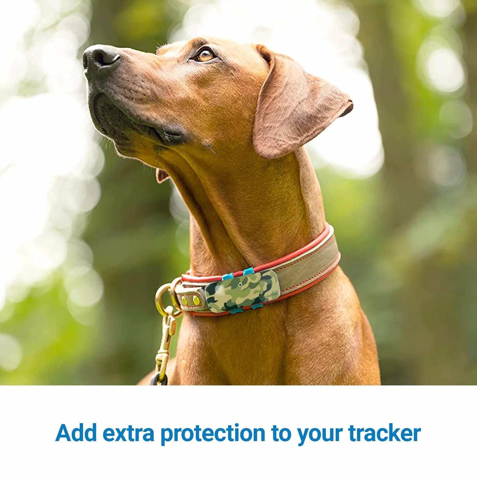 Tractive GPS etui ochronne na lokalizator dla psa kamuflaż