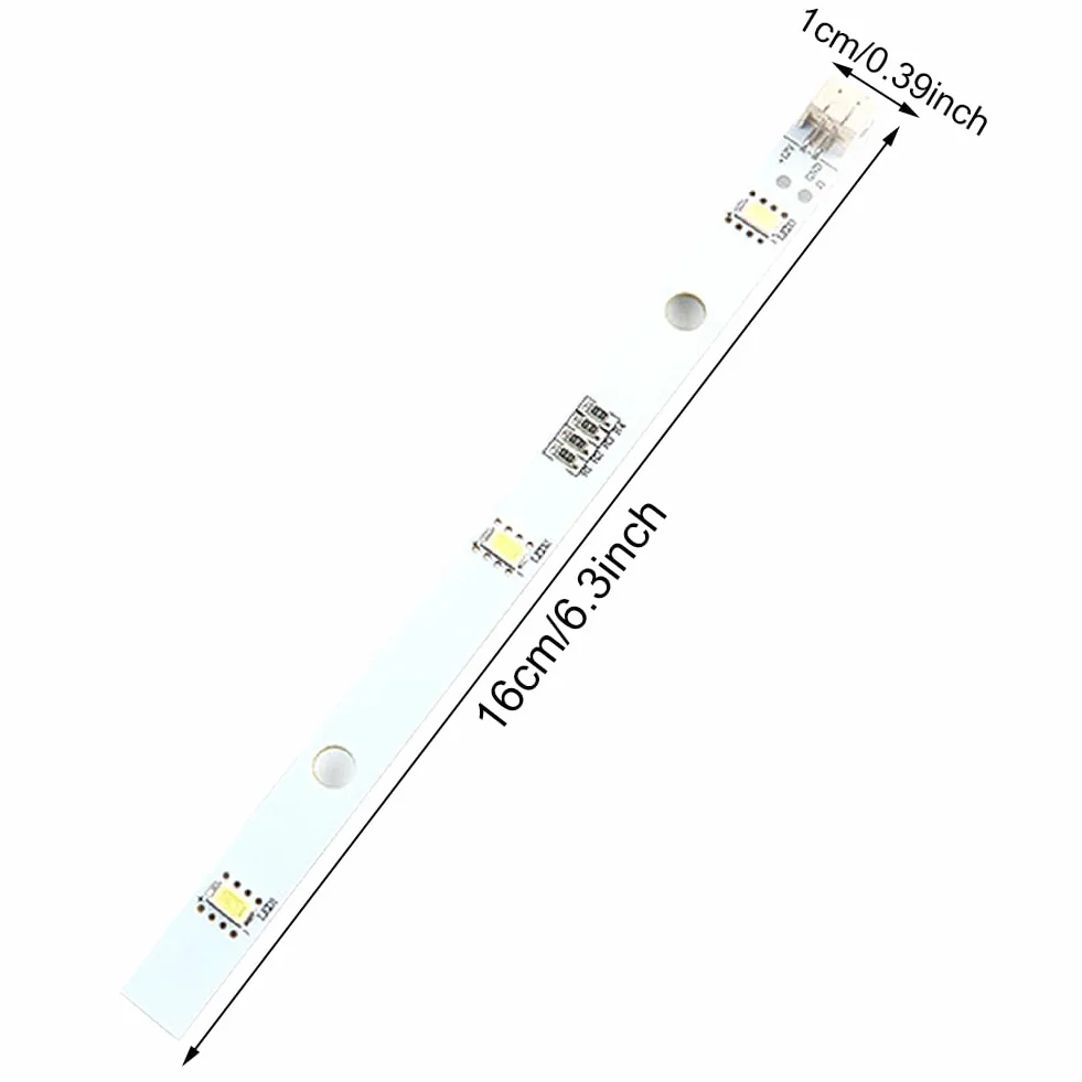 Taśma LED do lodówki, 2 sztuki, do RONGSHENG/HISENSE 1629348 (6,3 x 0,39 cala)
