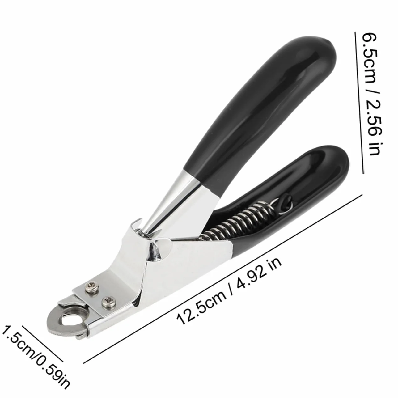 Pet Cat Dog Nails Clippers and Trymers-dedykowane narzędzie do pielęgnacji zwierząt, nożyczki do pielęgnacji kotów Szczeniak Kociak Małe psy Króliki lub inne małe zwierzęta (czarne)